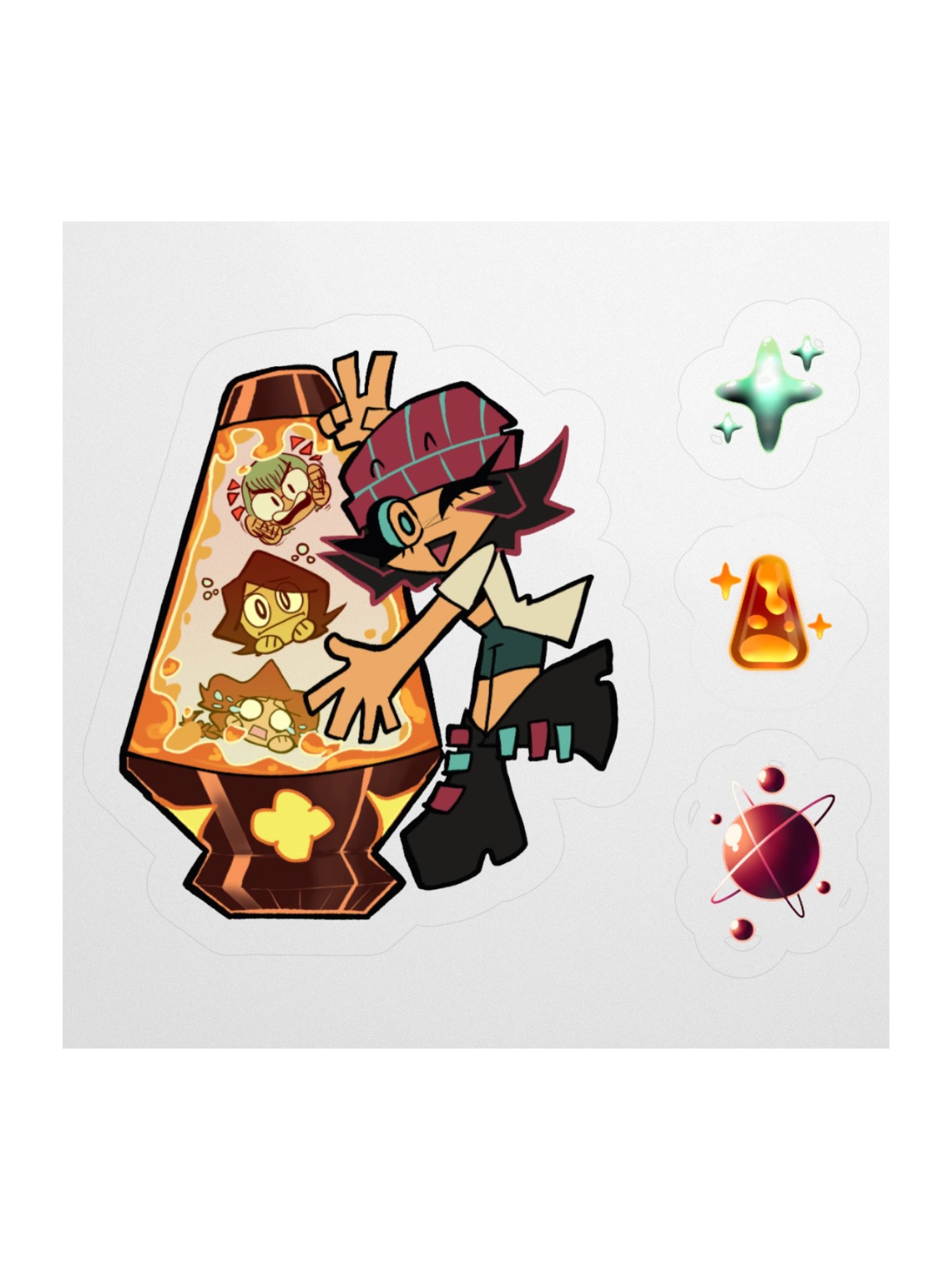 Lava Lamp Sticker Set product image (3)