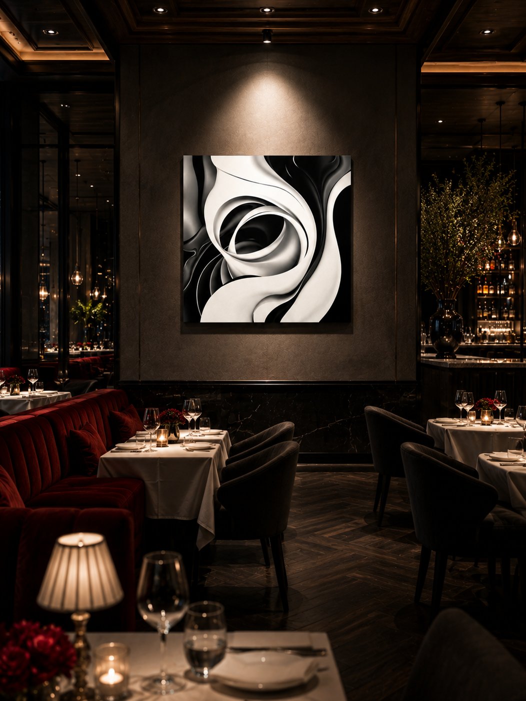 "Crescent Rose" wall art product image (4)