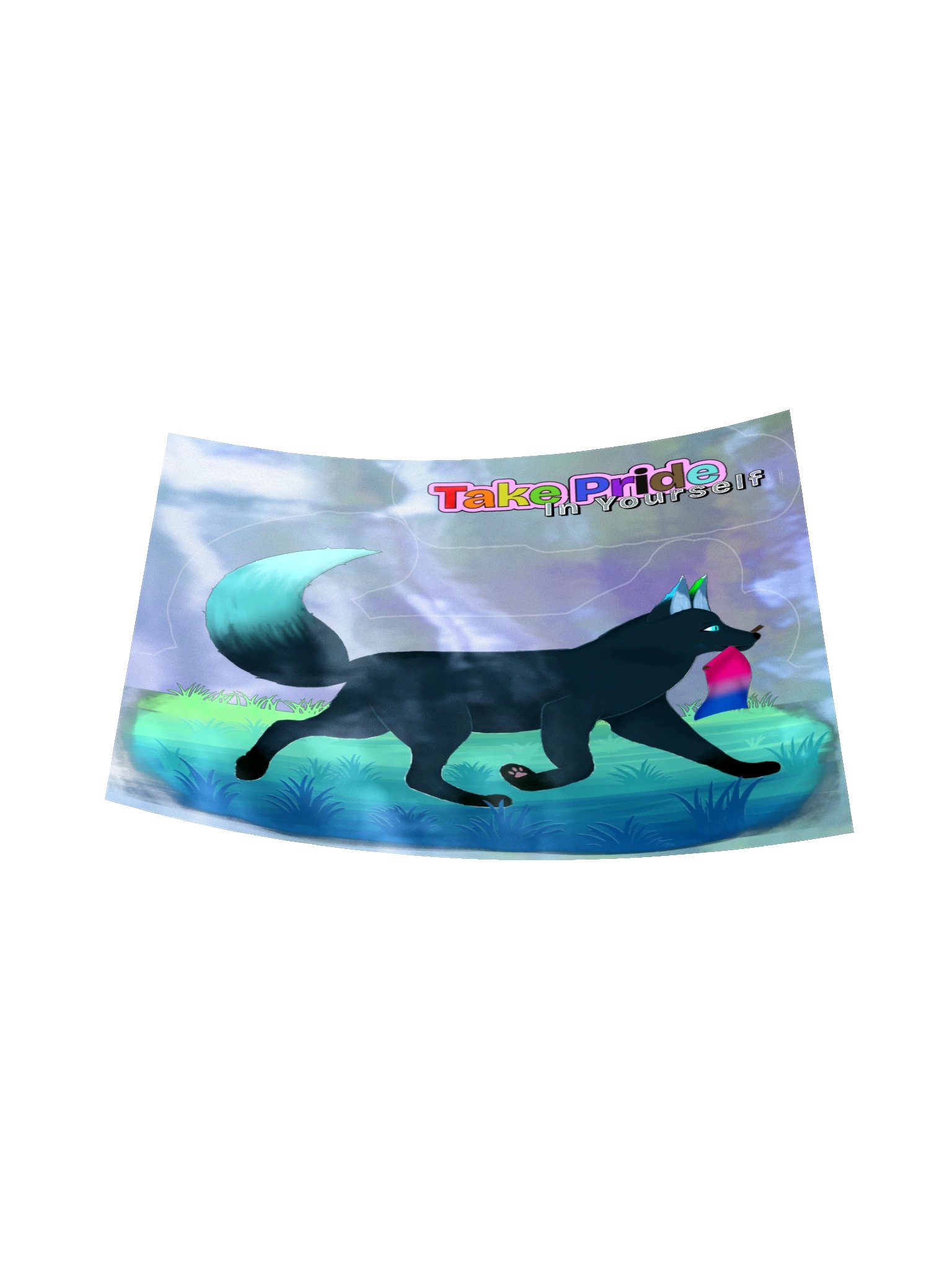 Bisexual Flag - Take Pride In Yourself 2pc. HoloSticker product image (17)
