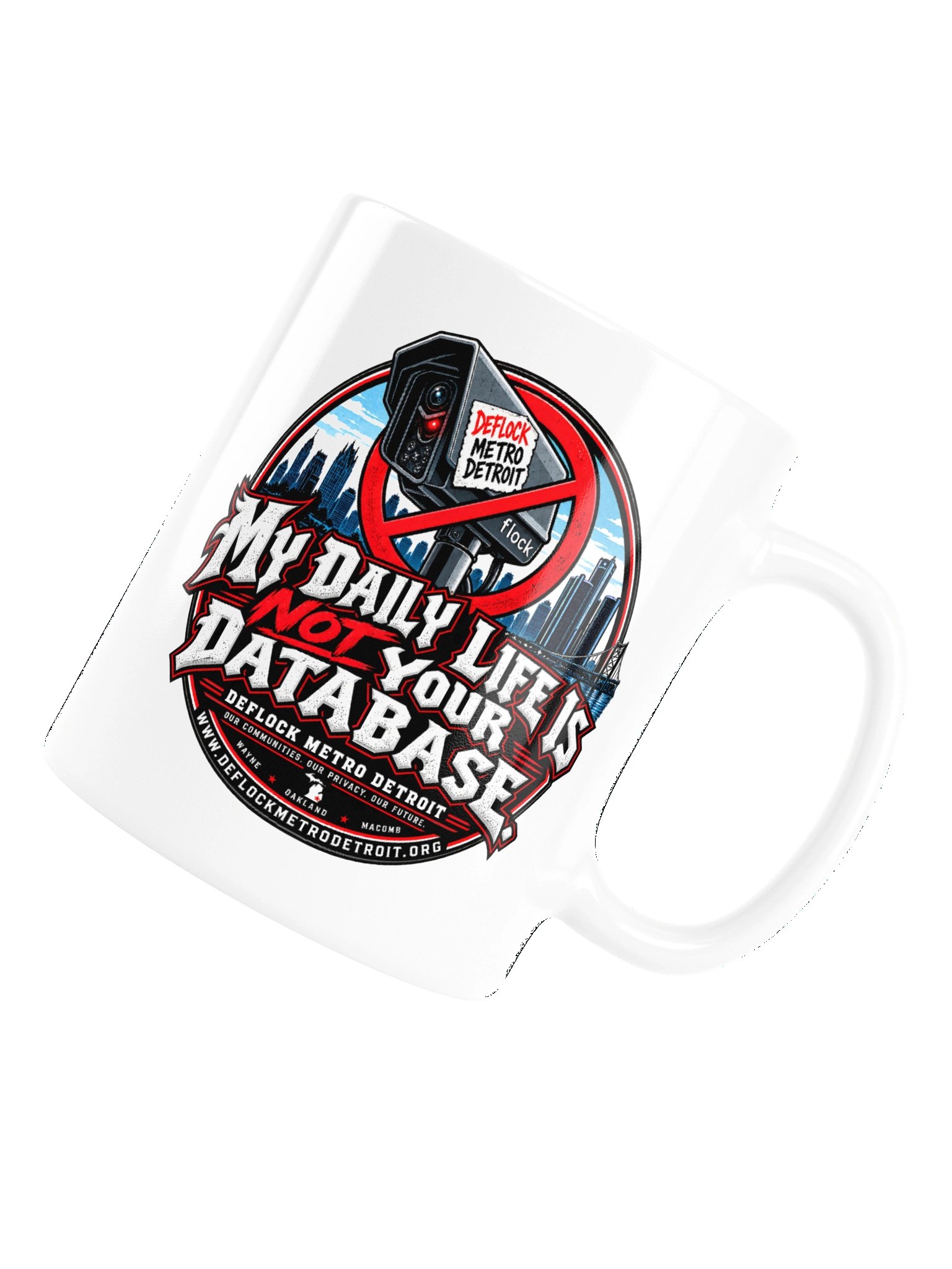 My Daily Life Is Not Your Database Mug product image (17)