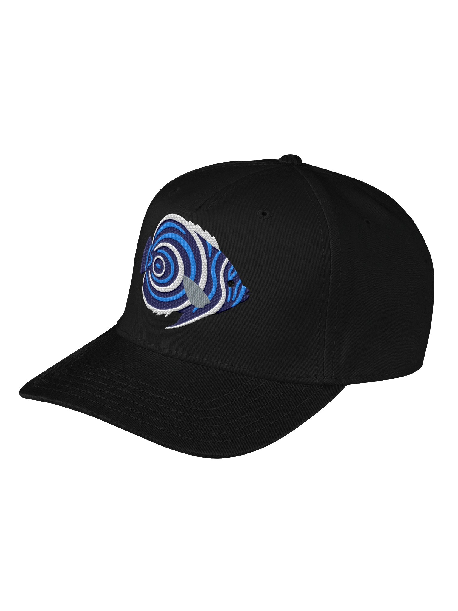 Juvenile Emperor Angelfish Mid-Profile Baseball Cap (Embroidered) for Reef and Marine Aquarium Lovers product image (5)