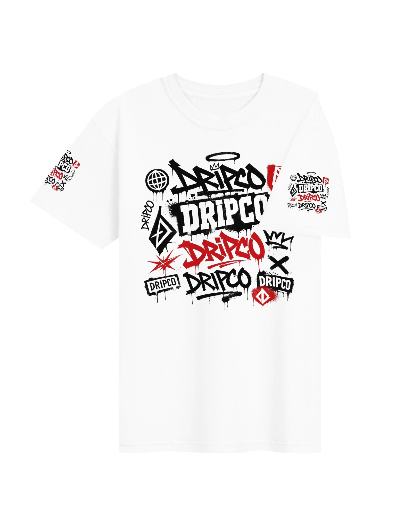 DRIPCO Graffiti Logo Collage Tee product image (4)