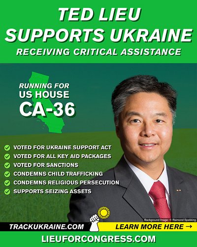 Democrat Ted Lieu @reptedlieu is running for reelection in California's 36th Congressional District [CA-36] on November 3.

✅...