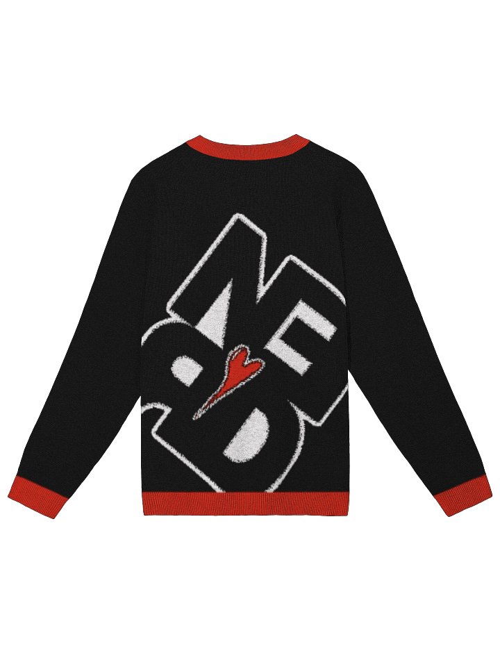 Nerd Heart Knit Sweatshirt product image (2)