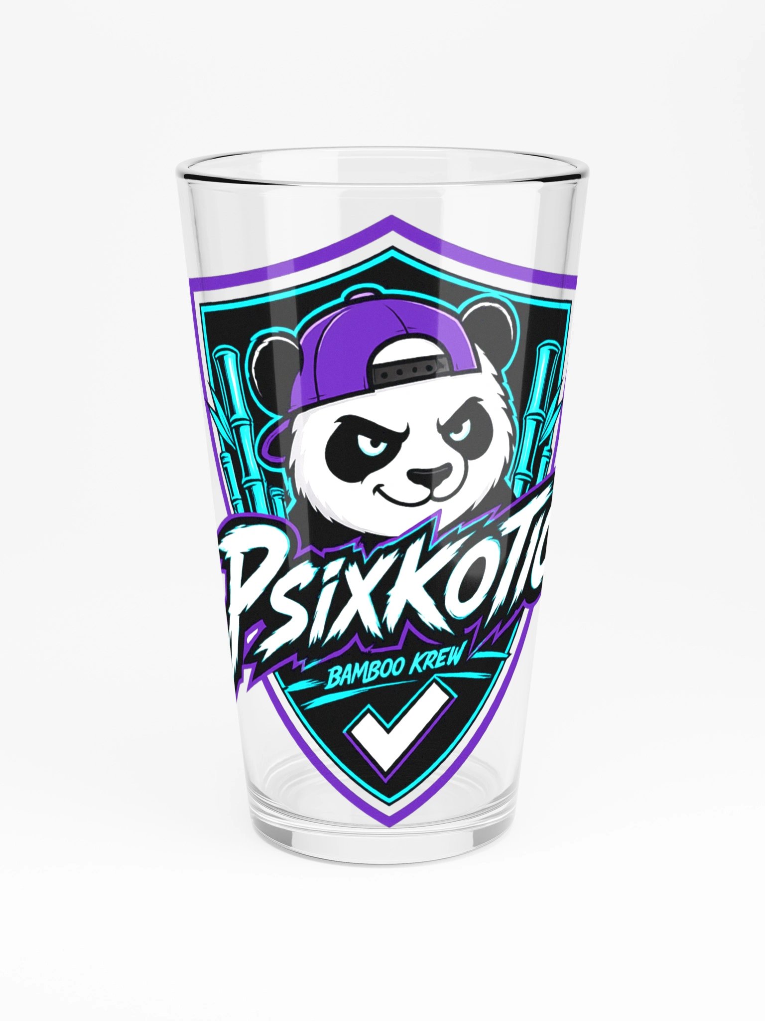 Psixkotic Checkmark Pint Glass product image (3)