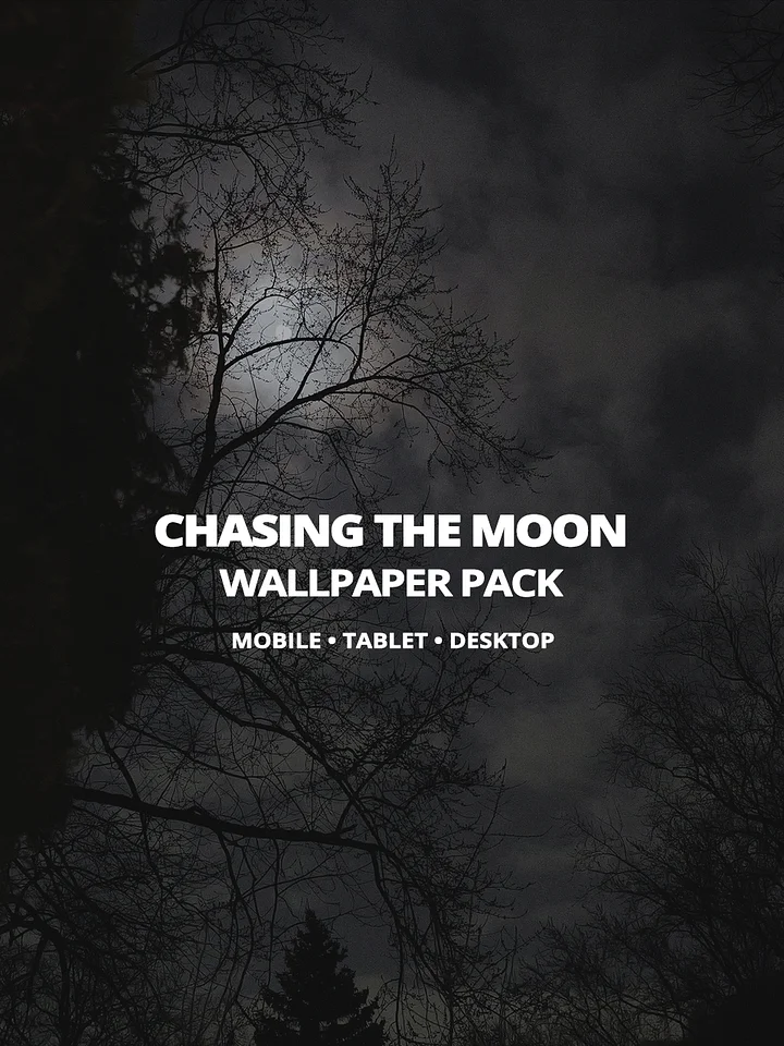Chasing the Moon Computer, Phone & Tablet Wallpaper Pack product image (1)