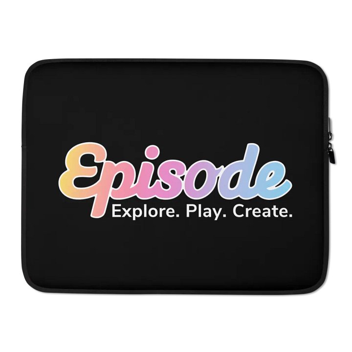 Episode Laptop Sleeve Black With Gradient Logo product image (2)