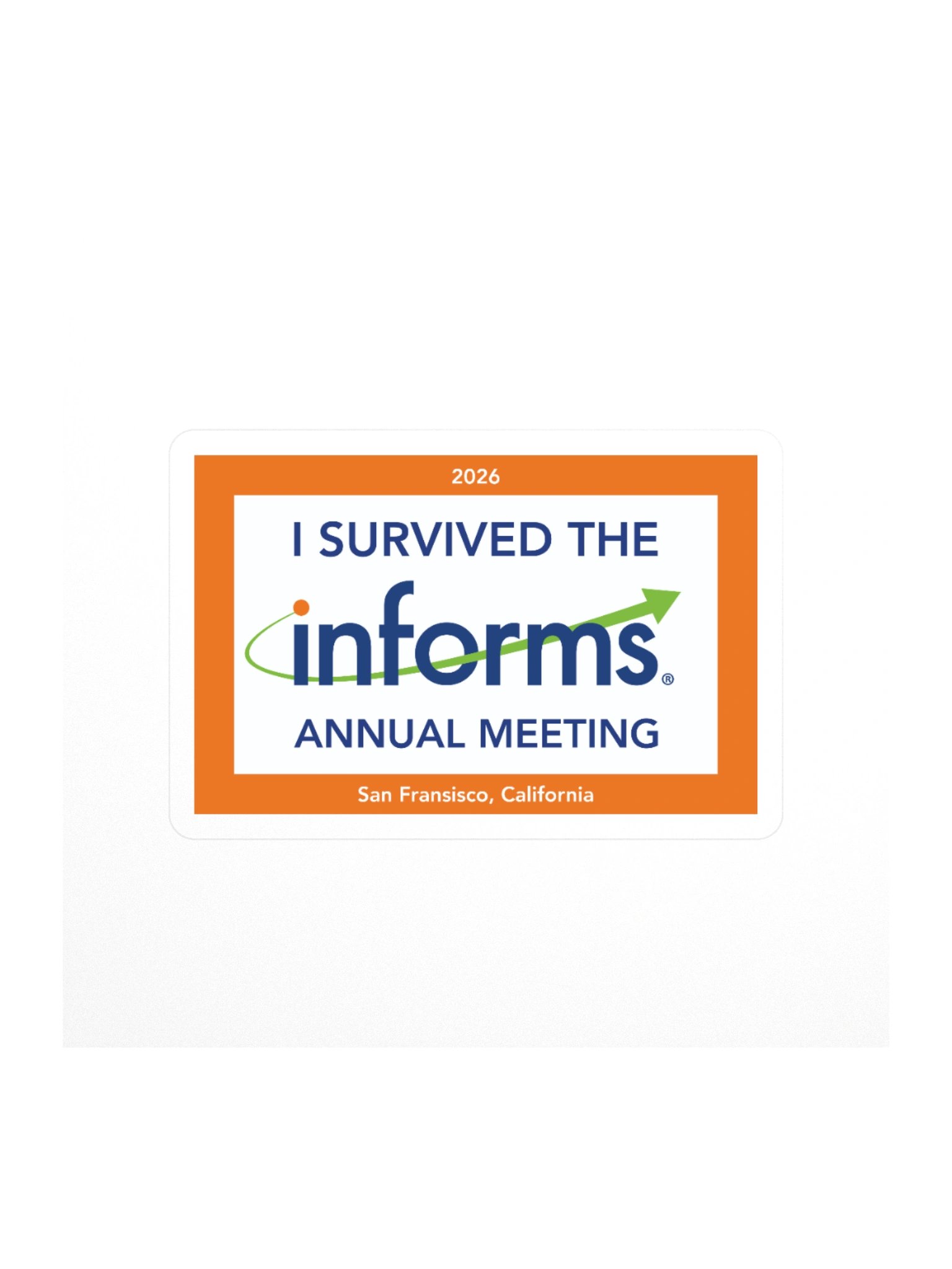 "I Survived the Annual Meeting" Sticker product image (1)