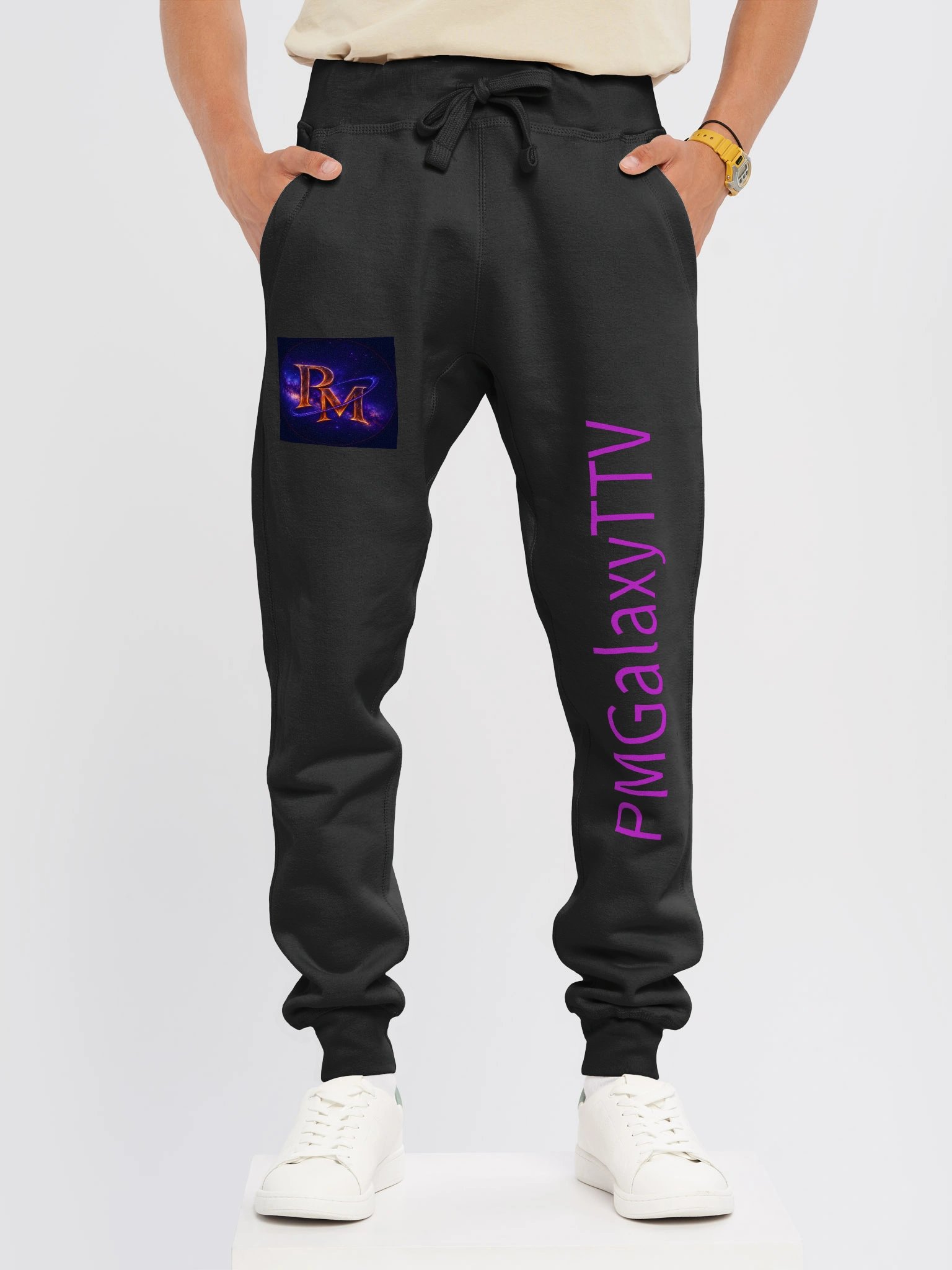 Dark Grey Galaxy Sweats product image (1)