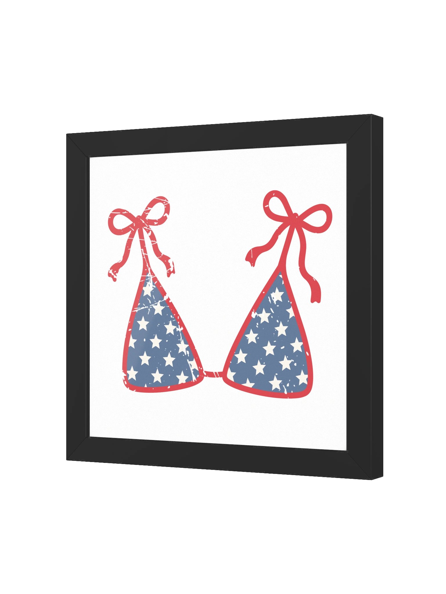 Patriotic Party Hat Duo Framed Poster product image (24)