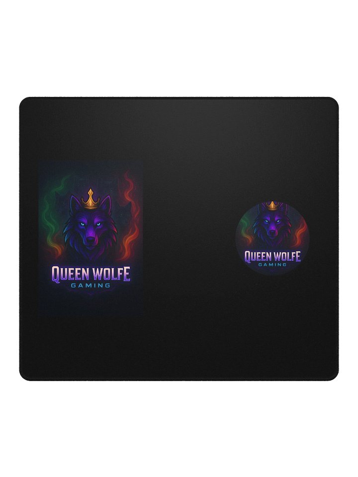 Crowned Wolf Gaming Mouse Pad product image (2)