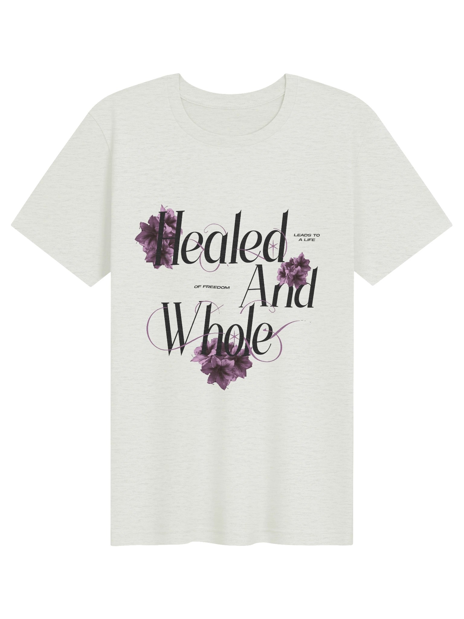 Logo shirt w/ flowers product image (1)