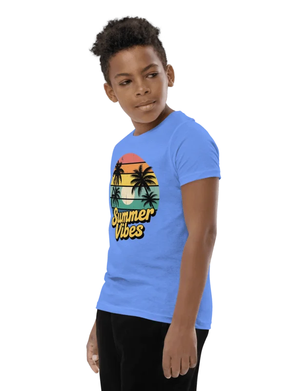Retro Sunset Summer Vibes Youth T-Shirt product image (17)