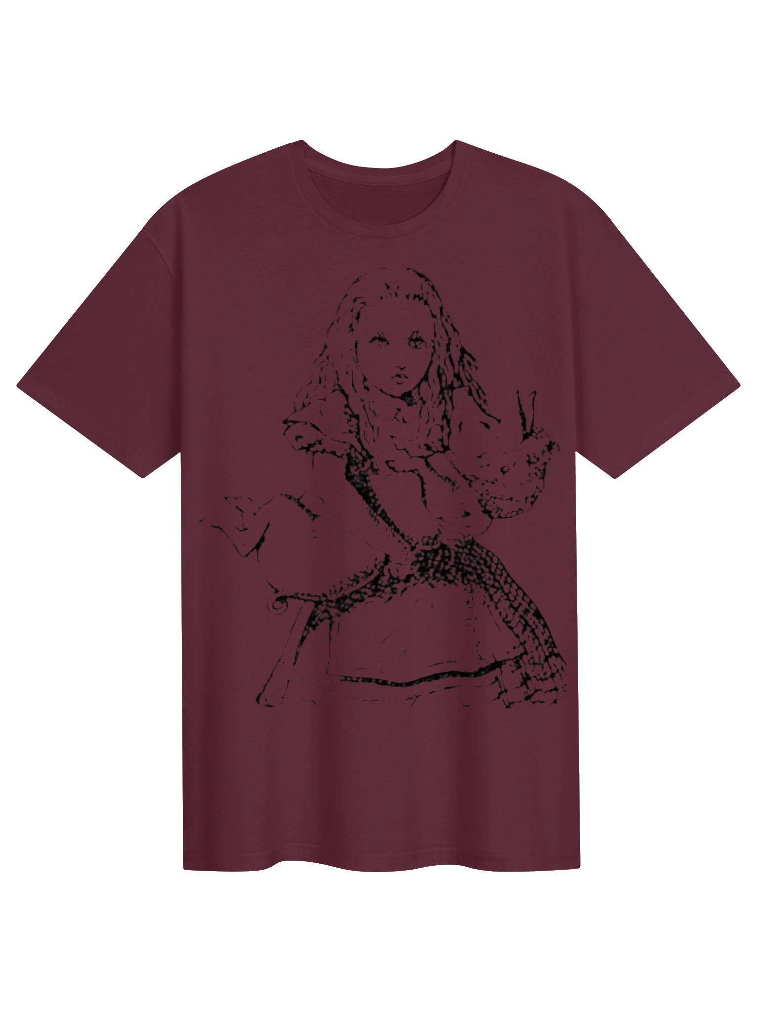 Alice Pig and Pepper Unisex Softstyle Cotton T-Shirt, Original John Tenniel Illustration product image (1)