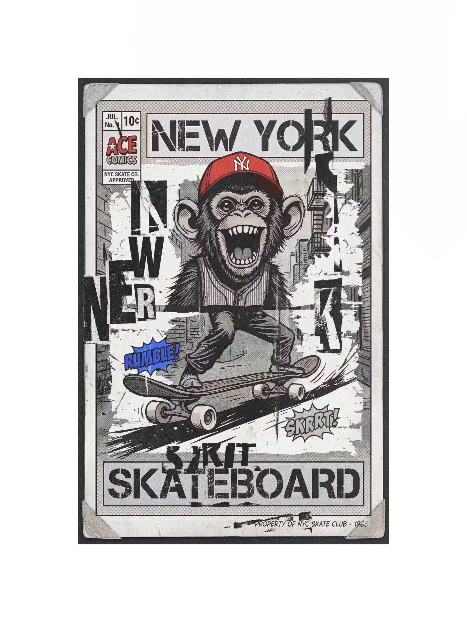 APE-SKATER // ISSUE #12 (VARIANT K - RADICAL RED) product image (11)