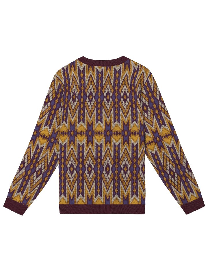 Mustard Tribal Print Sweater product image (2)