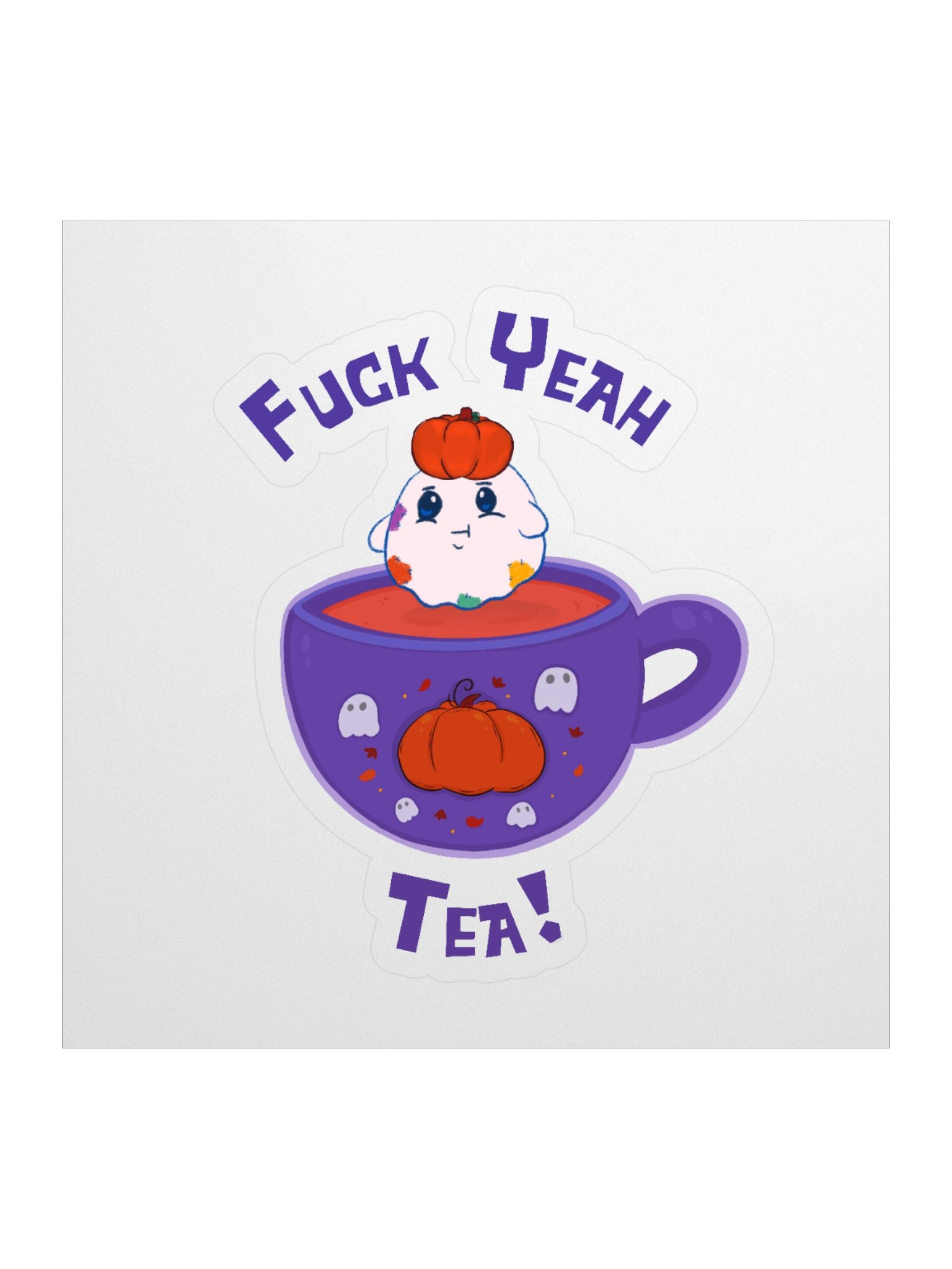 Autumnal Tea Time Sticker product image (1)