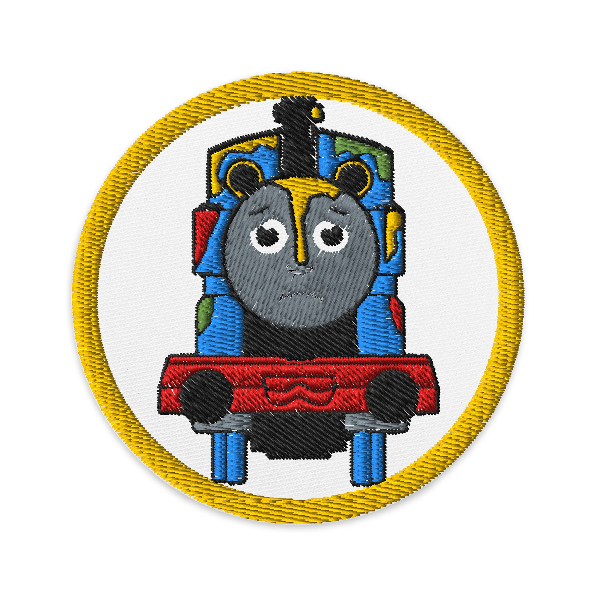 Paint Splatter Thomas Embroidered Patch (Front) product image (1)