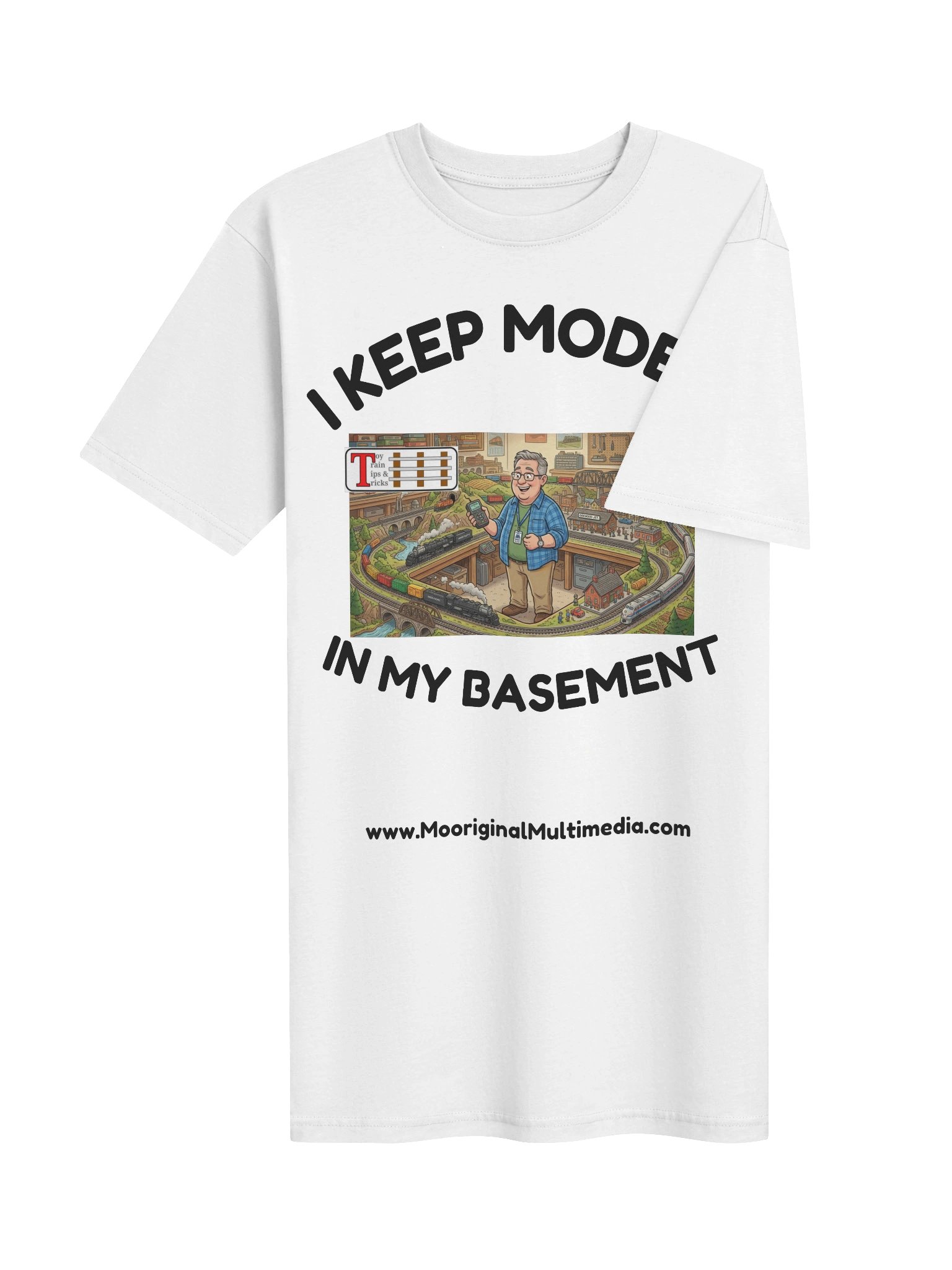 Layout Master Tee — Toy Train Tips Design product image (4)