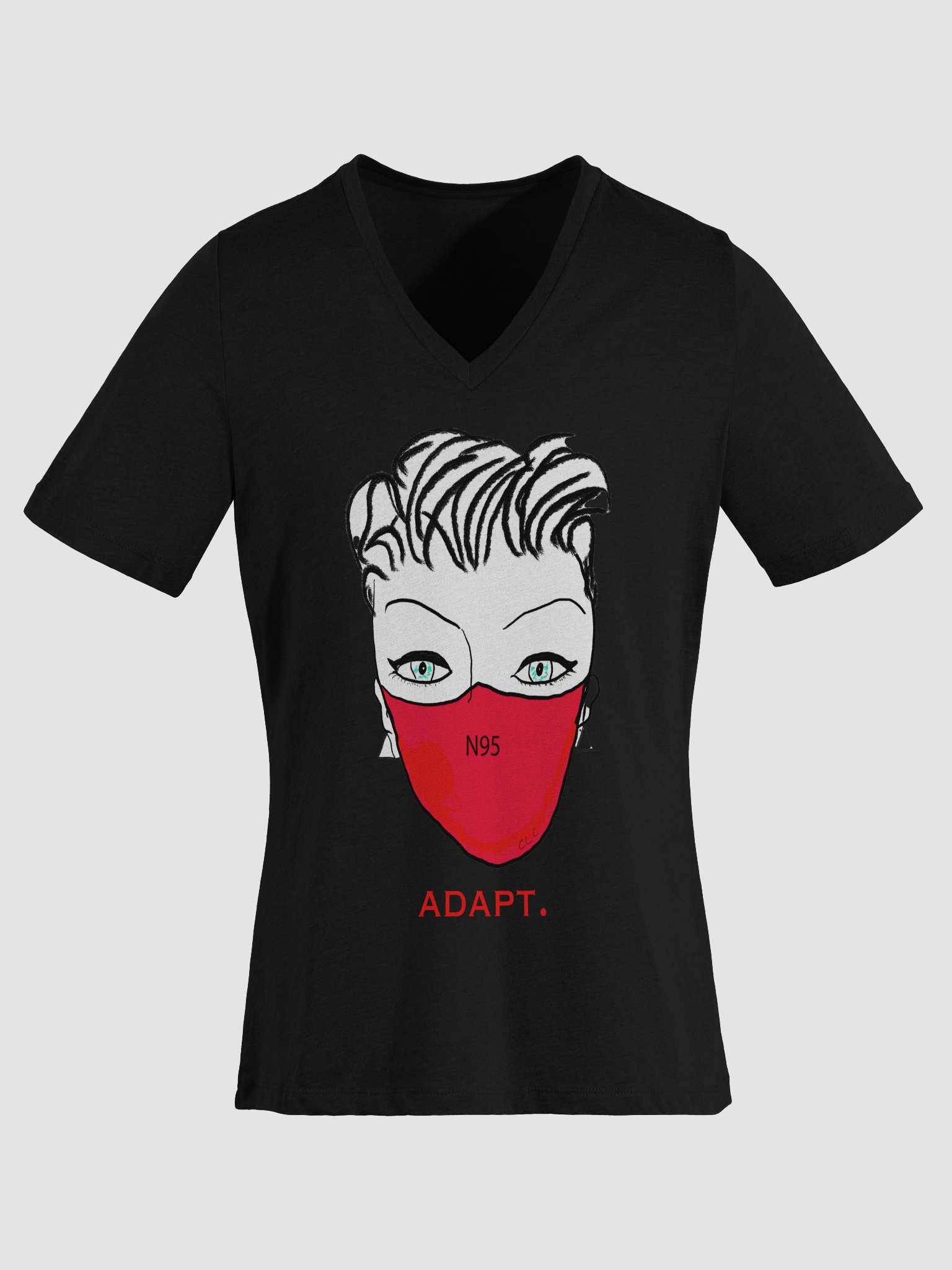 Adapt Relaxed V-Neck Tee product image (1)