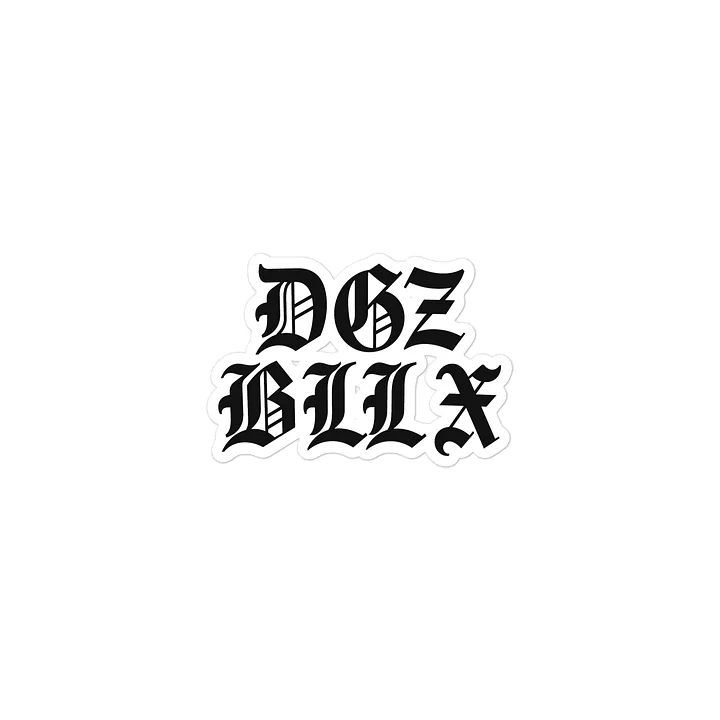 "DGZ BLLX" Die-Cut Sticker product image (1)