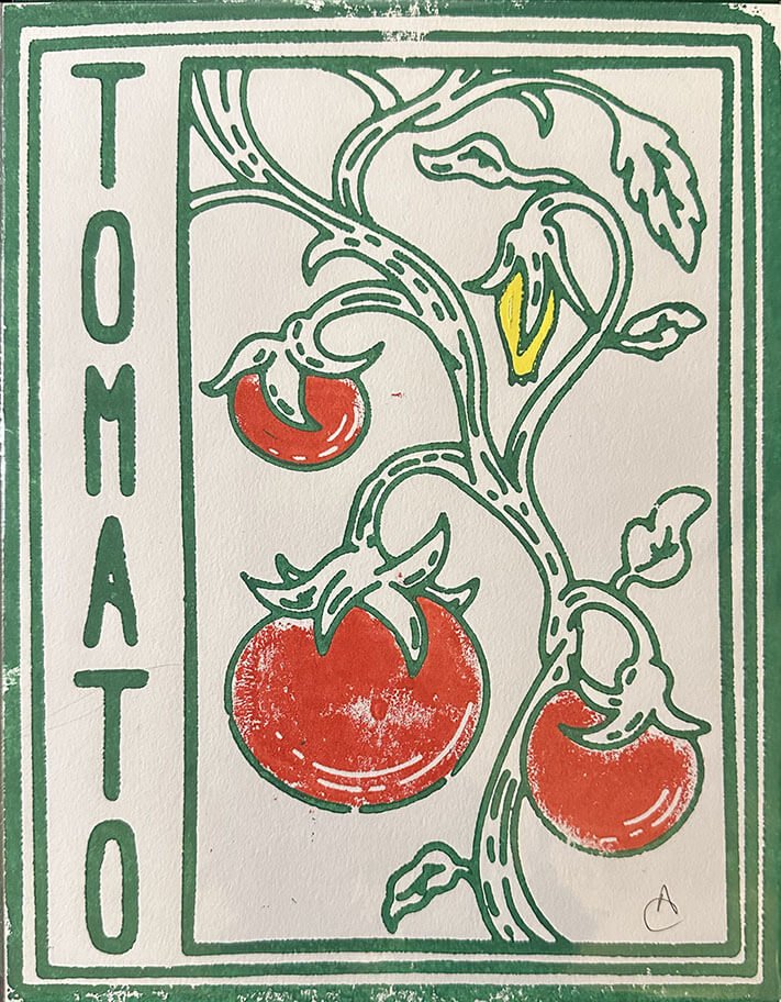 Tomato Relief Print product image (2)