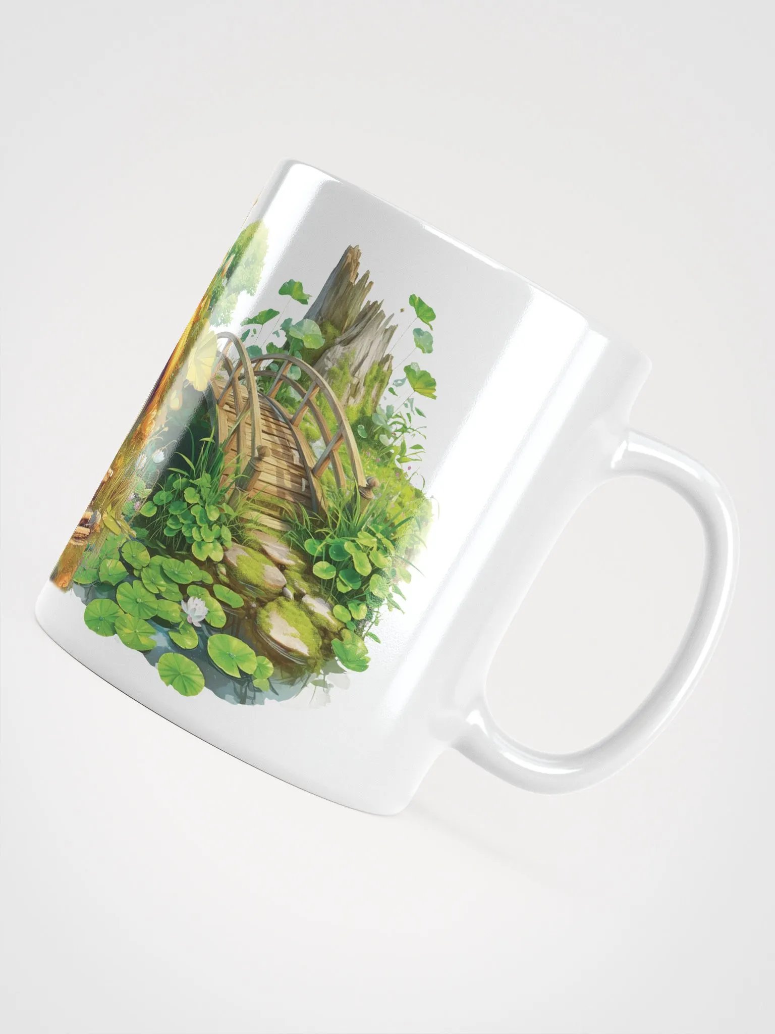 Whimsical Lotus Retreat Mug product image (5)
