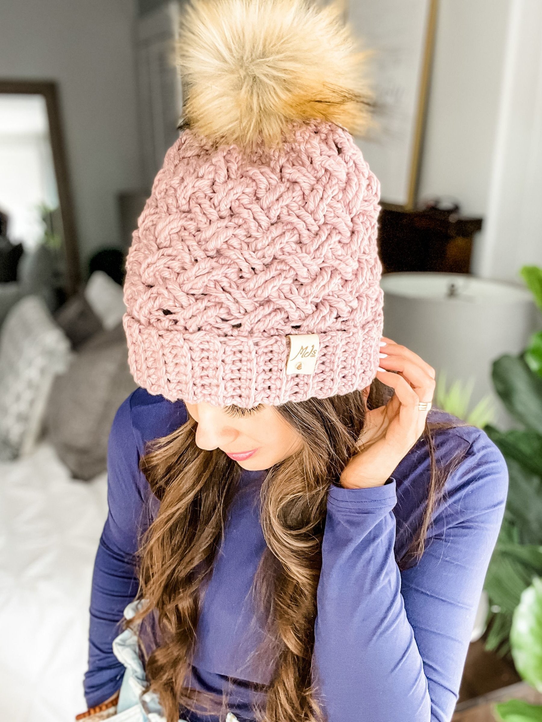 Bulky Celtic Beanie Crochet Pattern product image (7)
