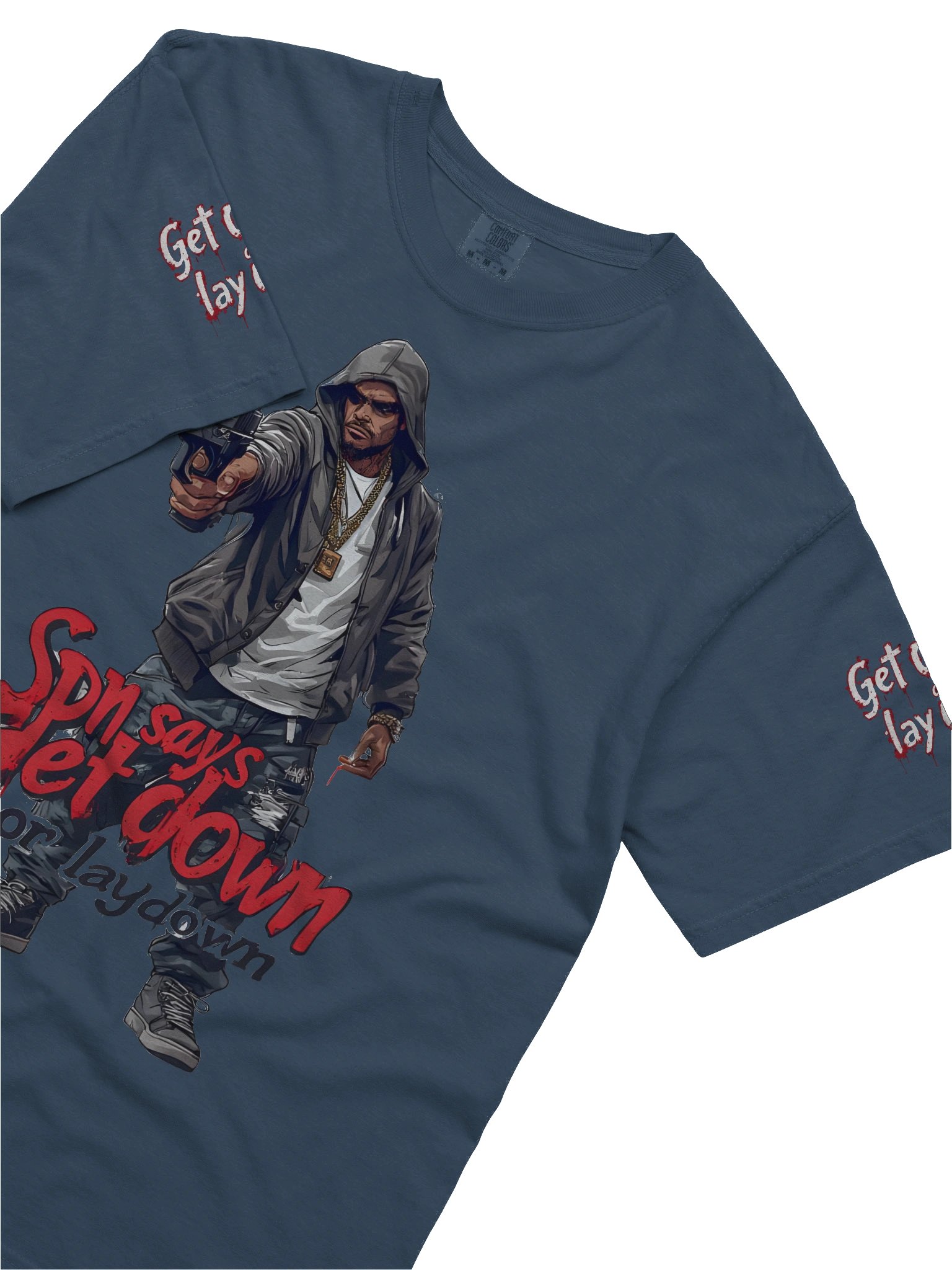 SPN Get Down Or Laydown G Illustrated T-Shirt product image (29)