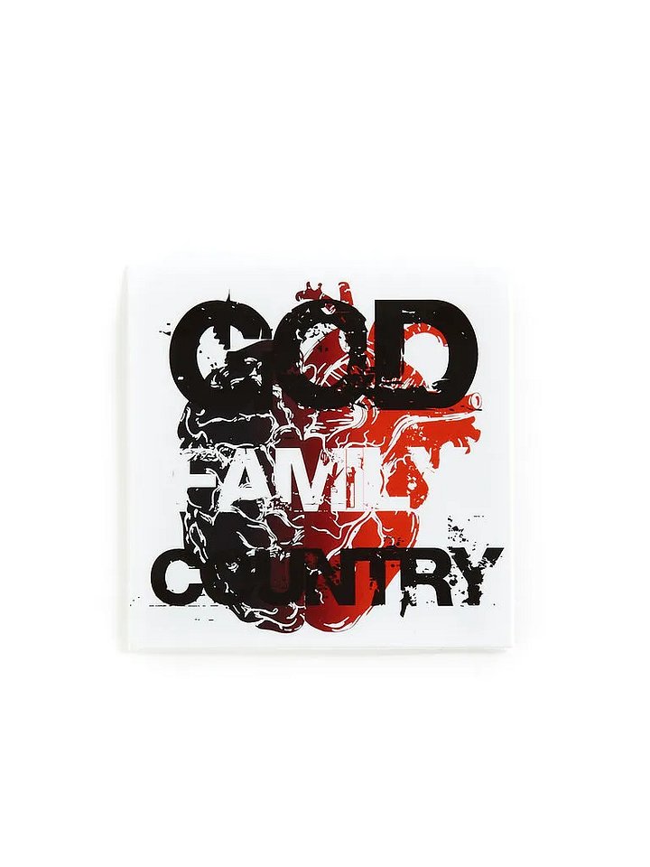 GOD FAMILY COUNTRY Sticker product image (1)