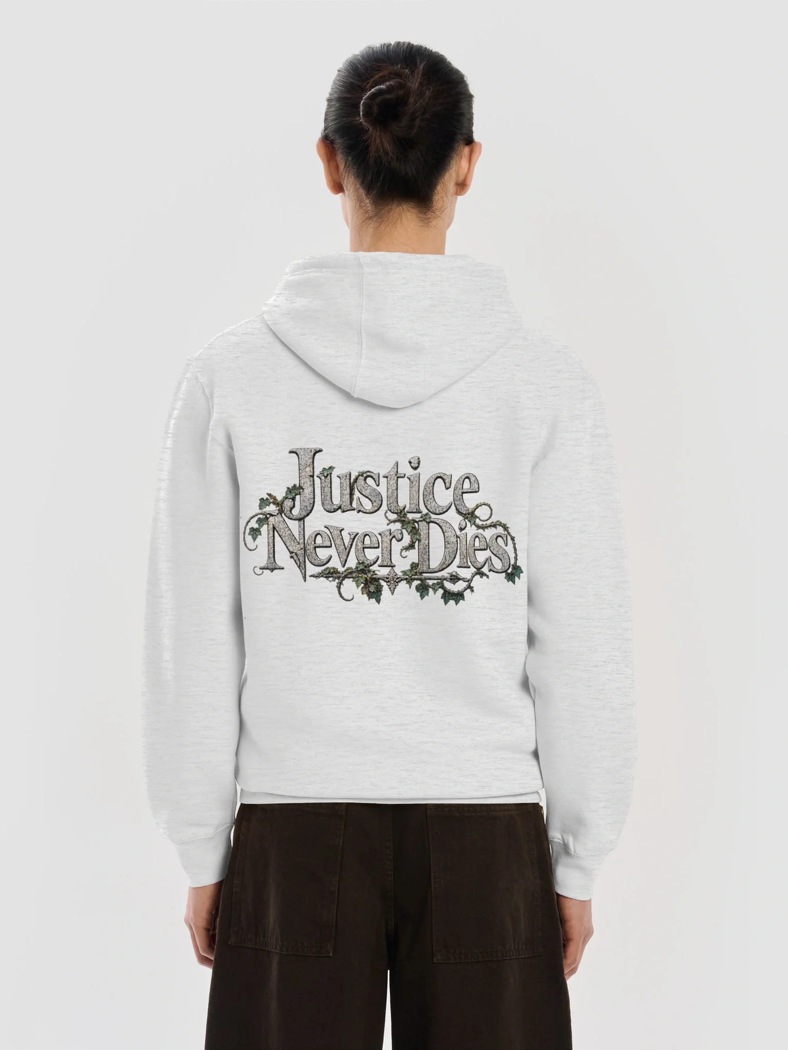 Justice Never Dies Zipper Hoodie - Alternate Version