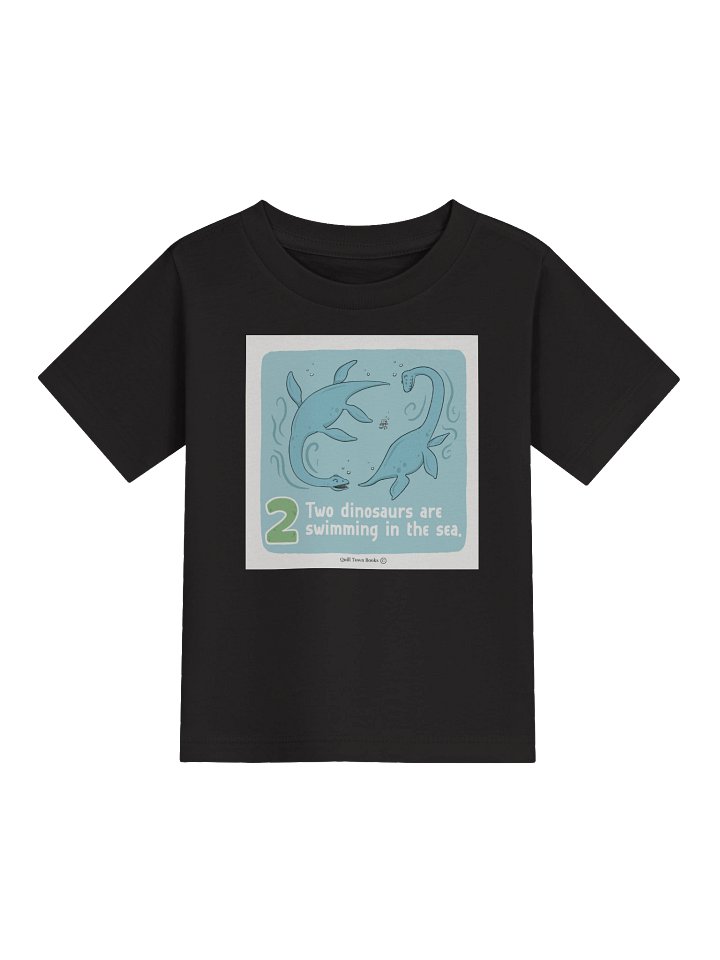 Two Dinosaurs are Swimming in the Sea Baby Tee product image (1)