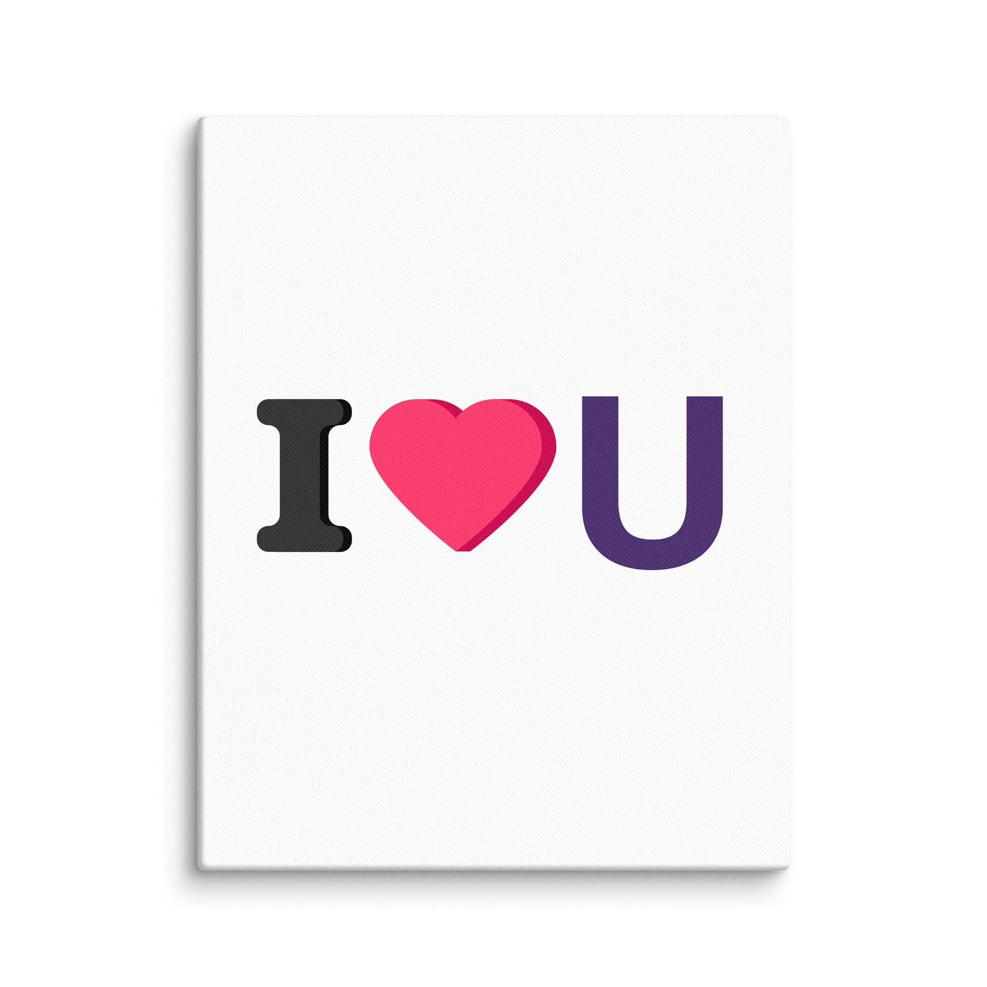 I Heart You 11"x14" Valentine's Day Wall Art product image (1)