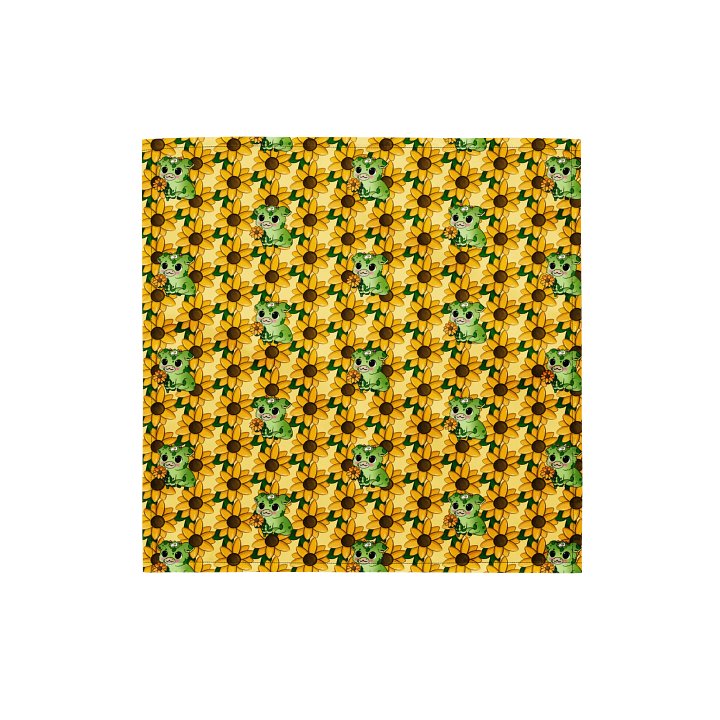 "Sunflower Bud" Bandana product image (1)