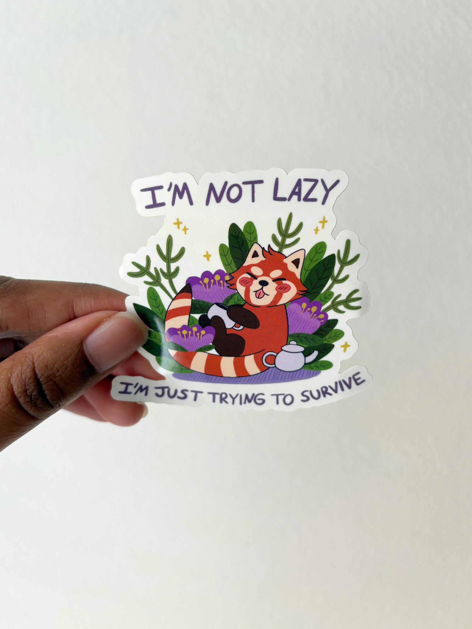I'm Not Lazy Sticker product image (3)