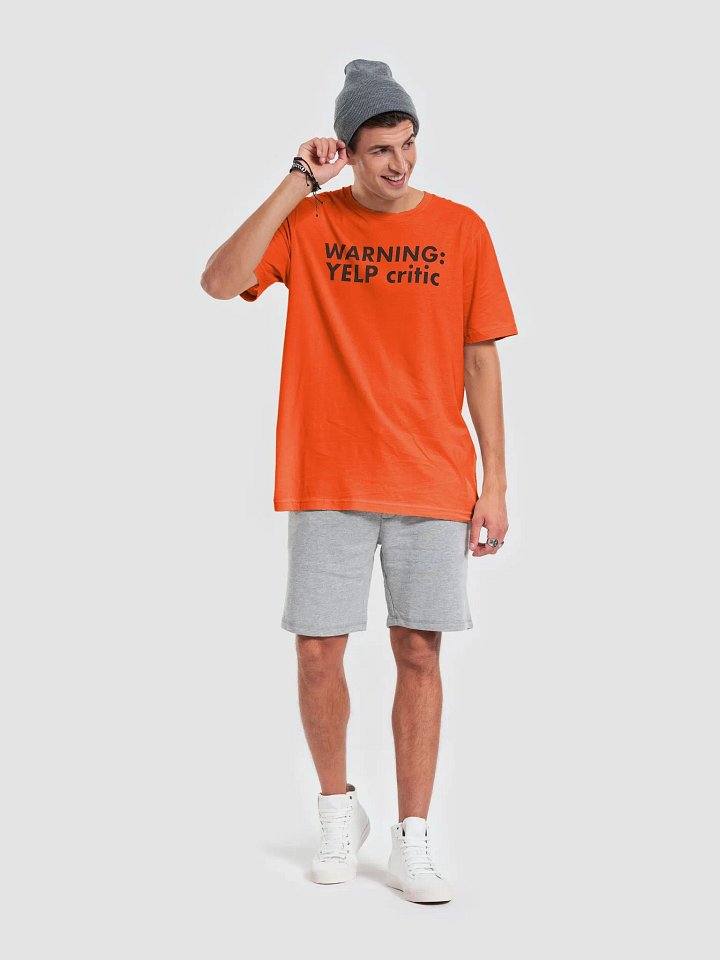 Warning Yelp Critic Shirt product image (1)