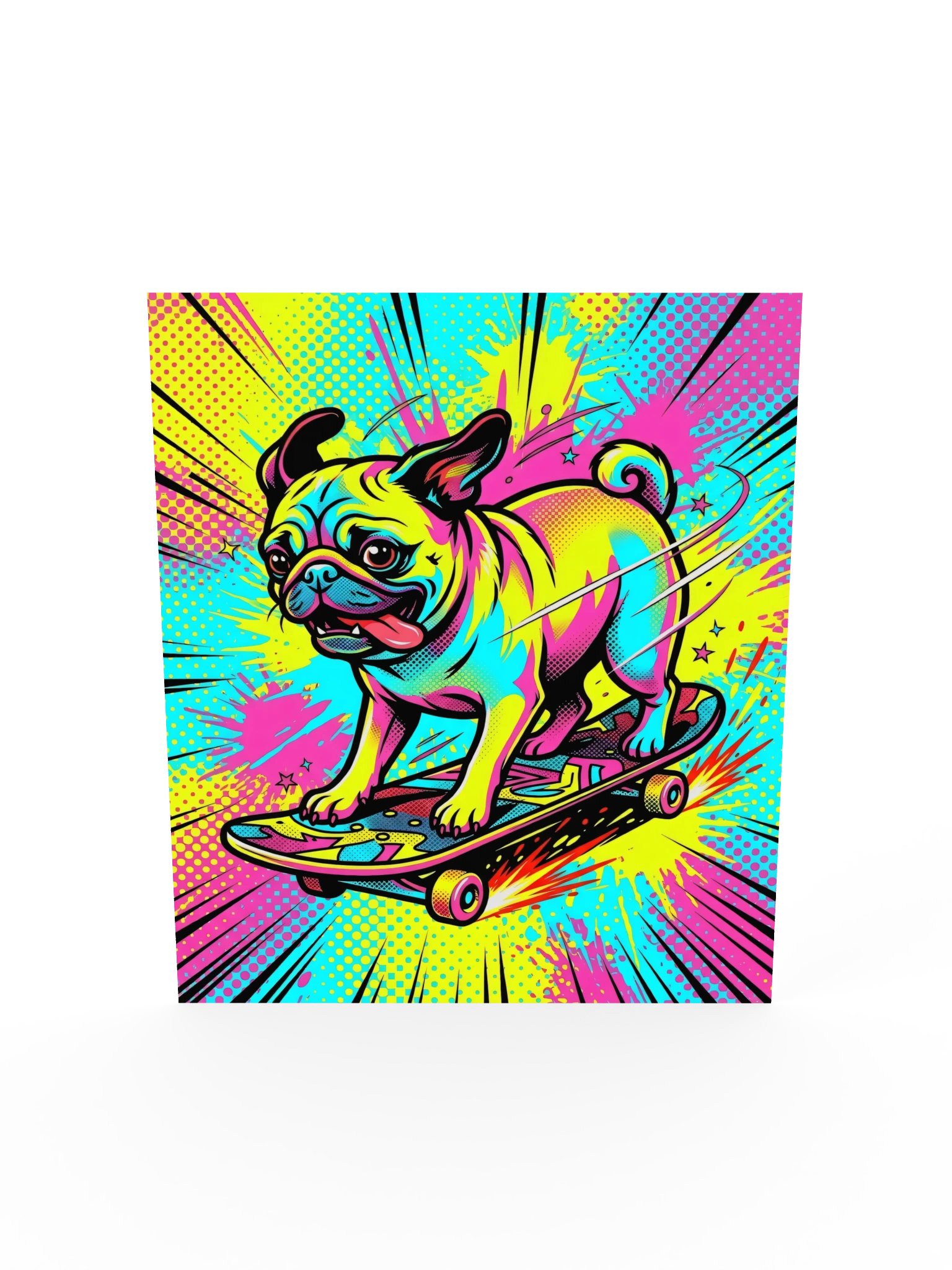 Kickflip Pug Poster product image (19)