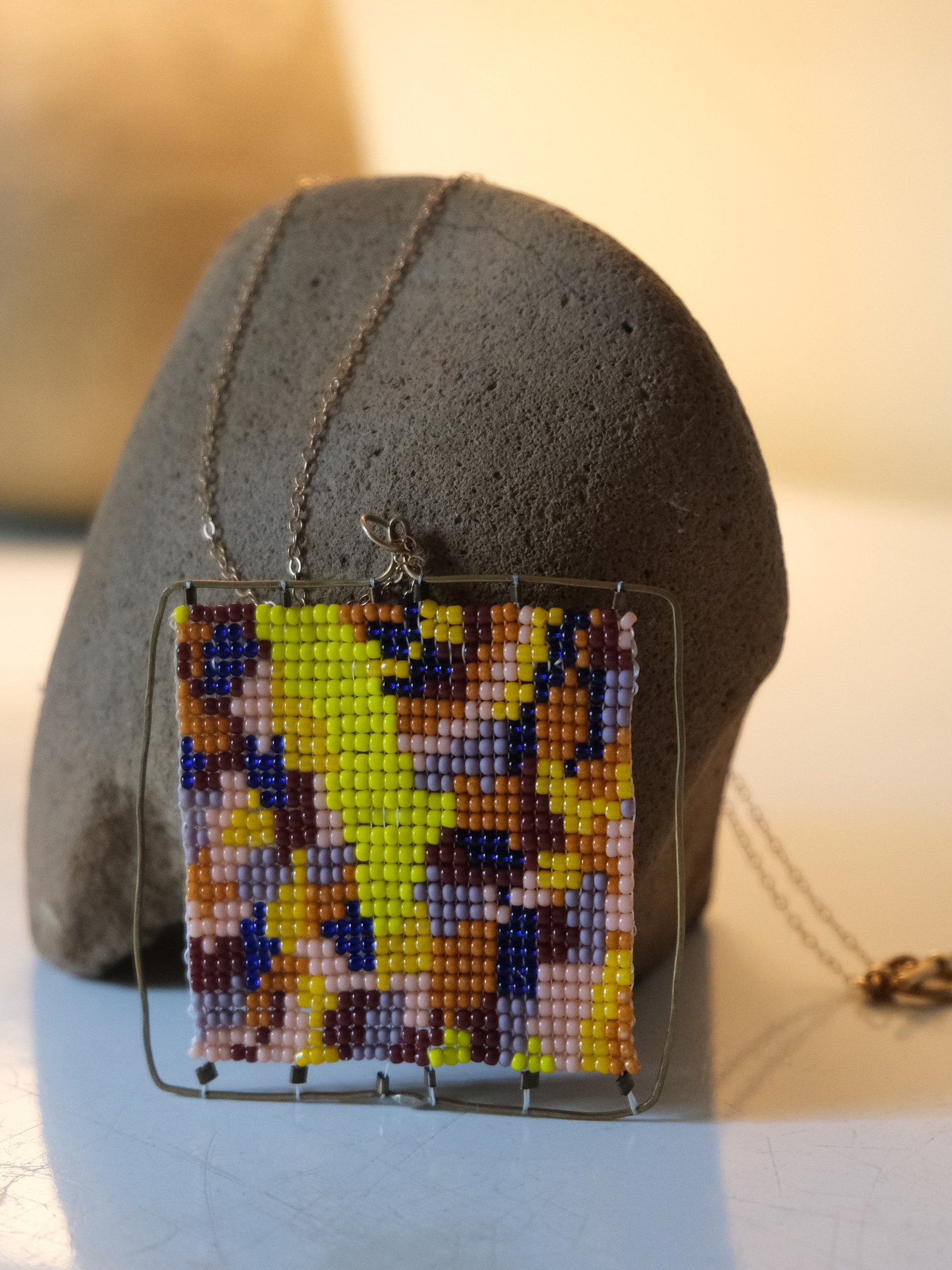 BEAD WEAVE PENDANT product image (1)