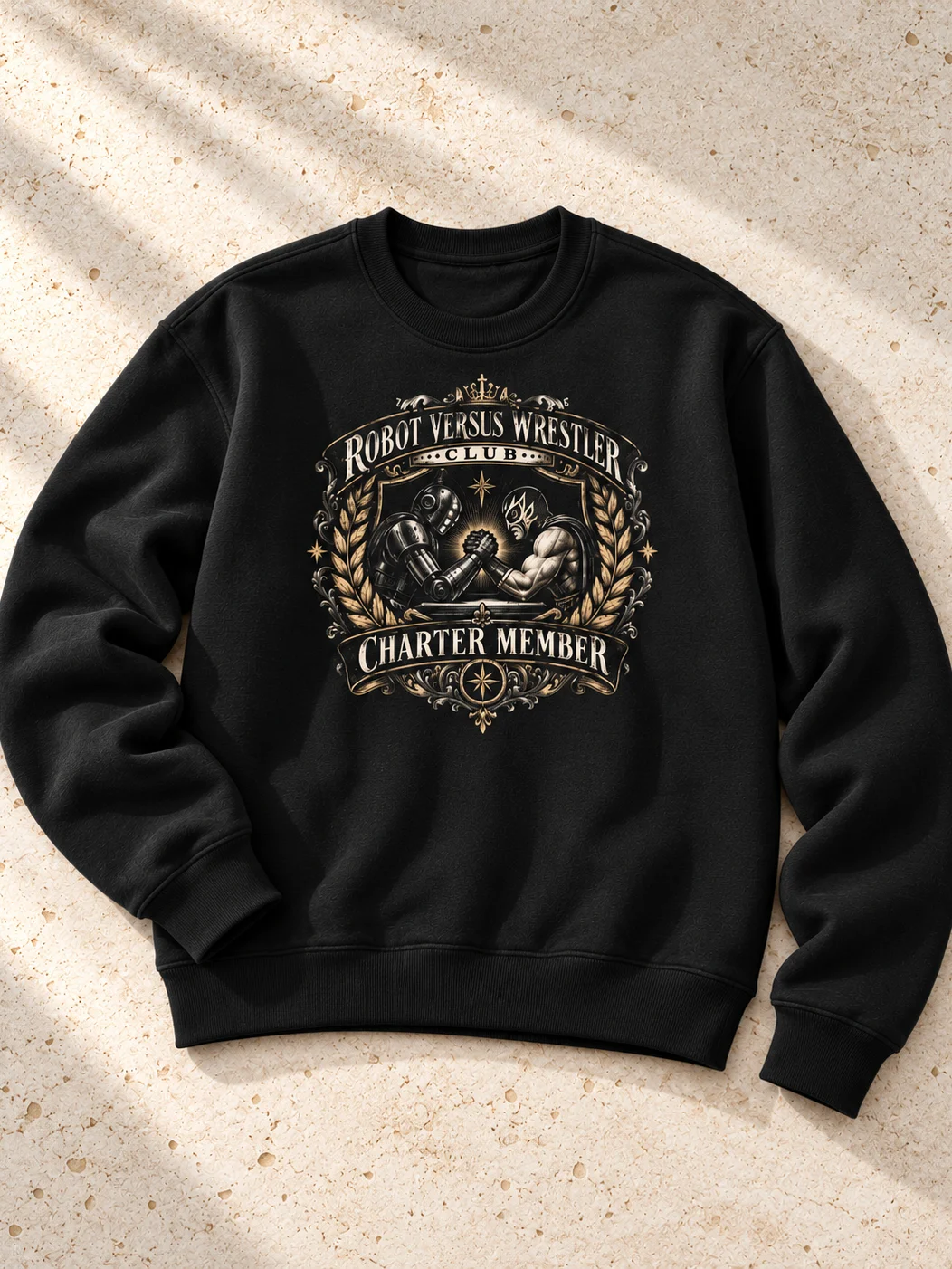 Robot Versus Wrestler Charter Member Sweatshirt product image (2)