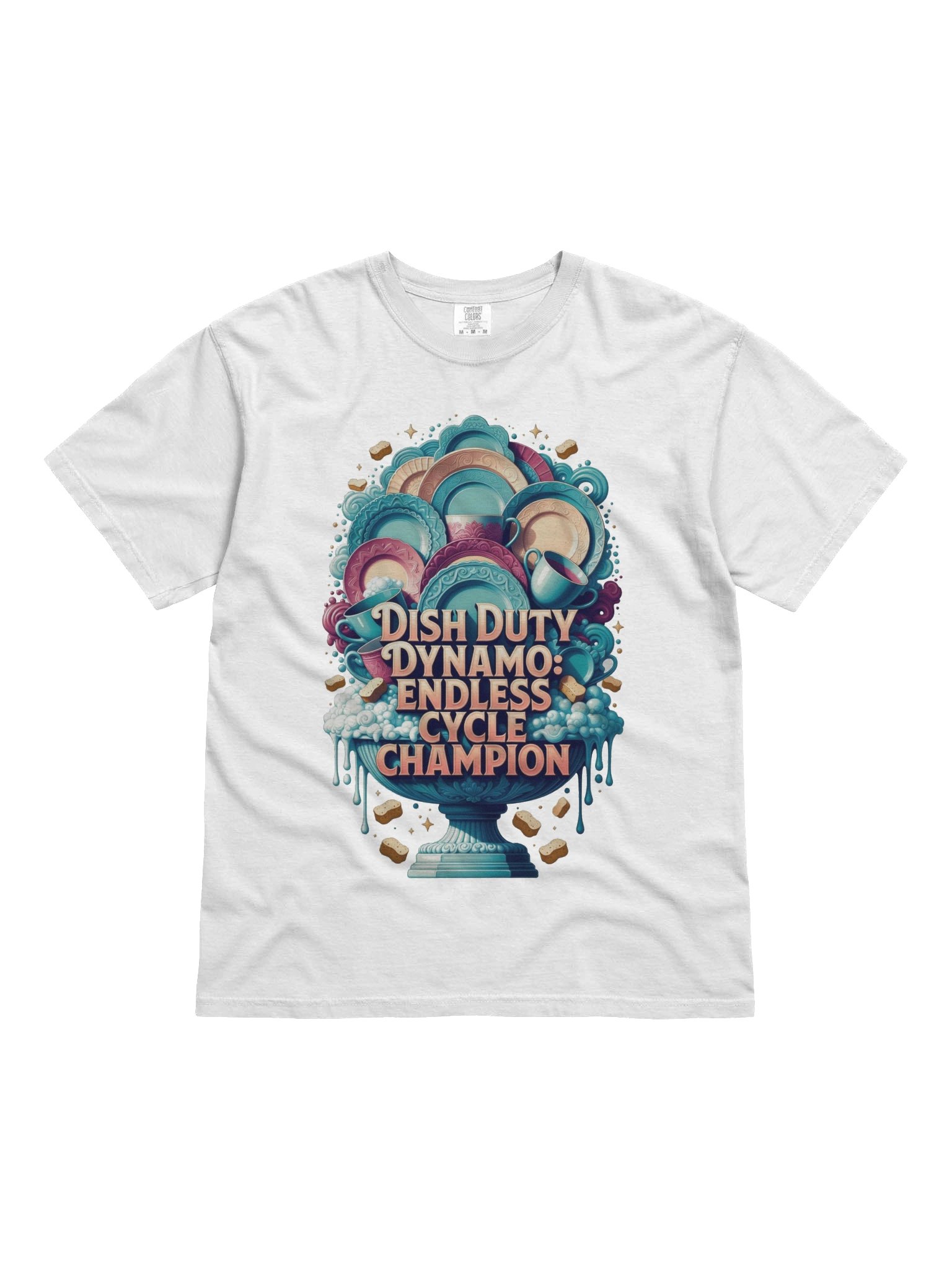 Dish Duty Dynamo T Shirt, Endless Cycle Champion Tee, Funny Mom Gift product image (1)