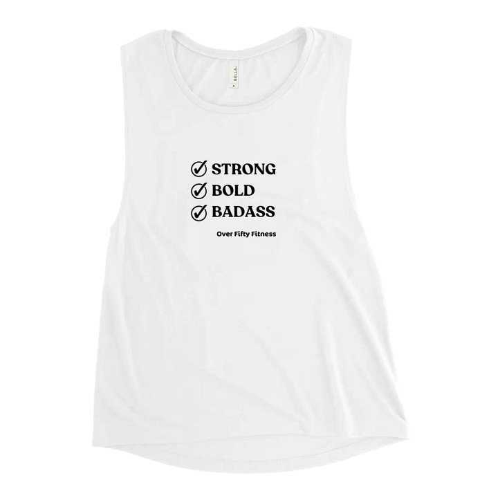 Badass - tank (black lettering) product image (32)