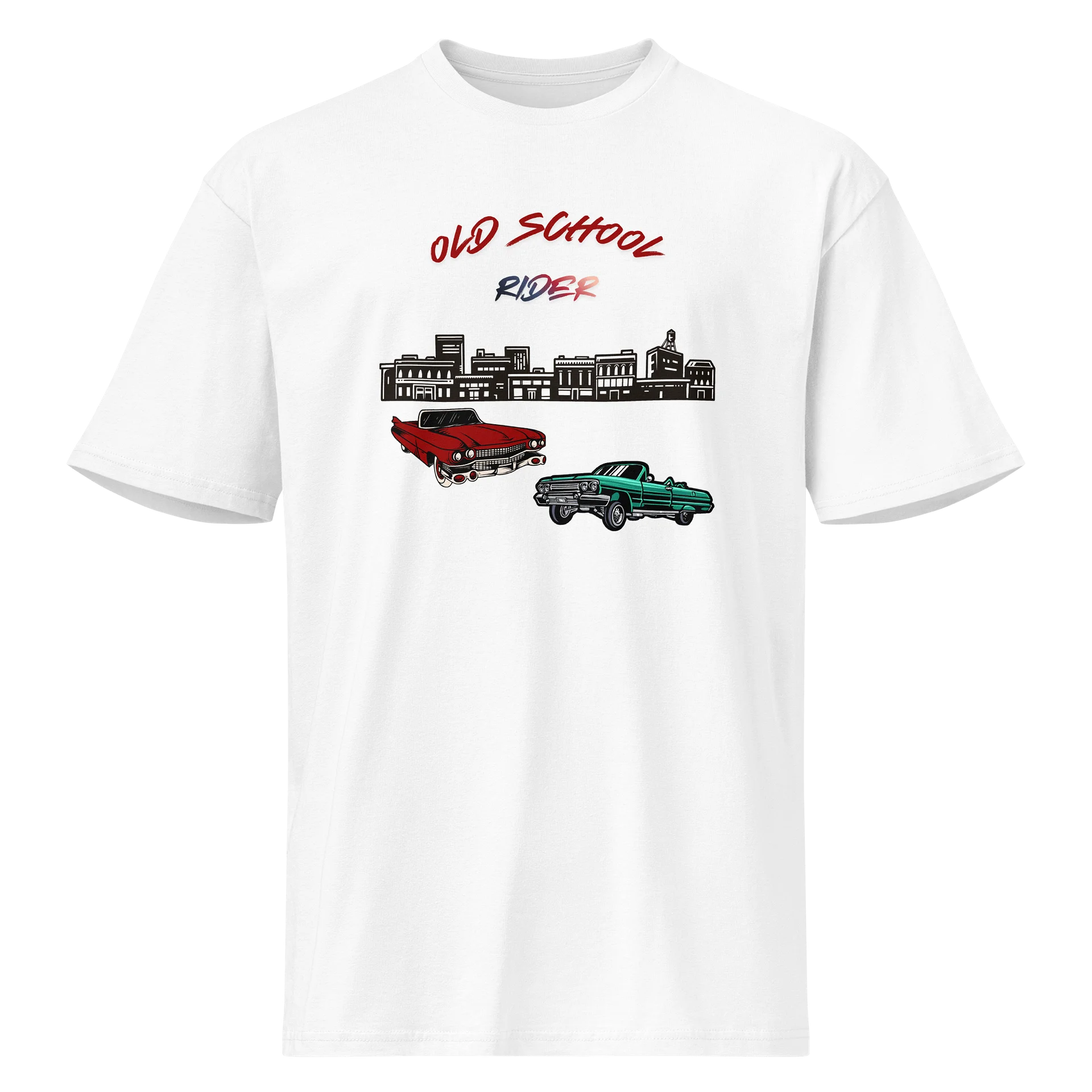 Old School Rider White Tee product image (1)