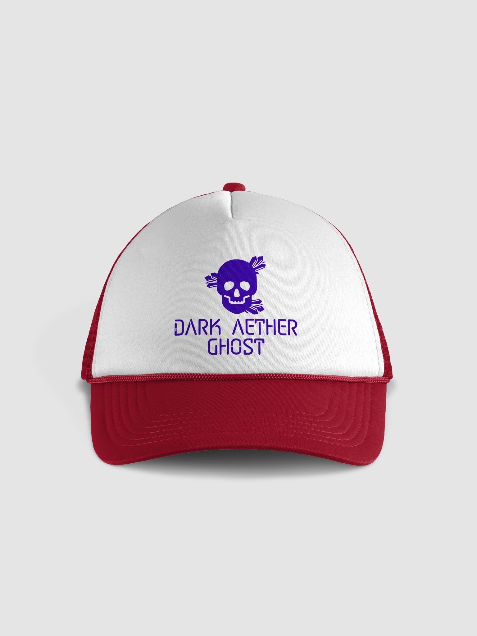 Dark Aether Skull Foam Trucker Hat product image (1)