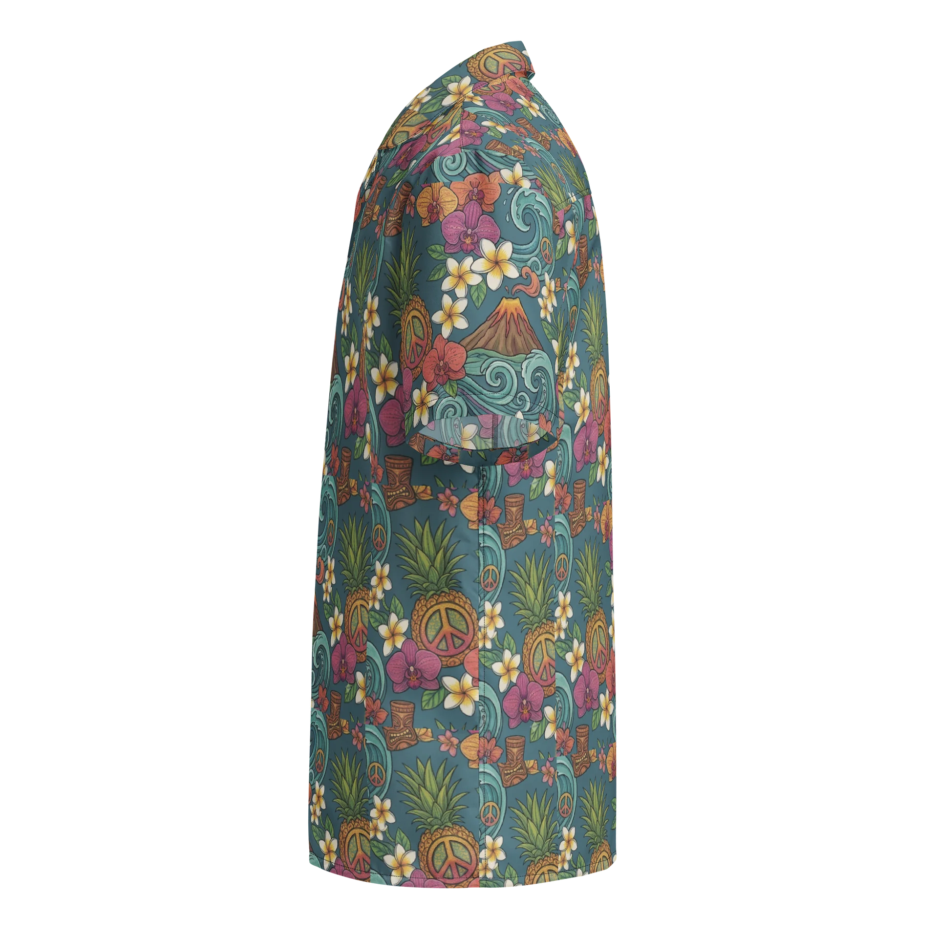 Tiki Wave Psychedelic Hawaiian Shirt product image (3)