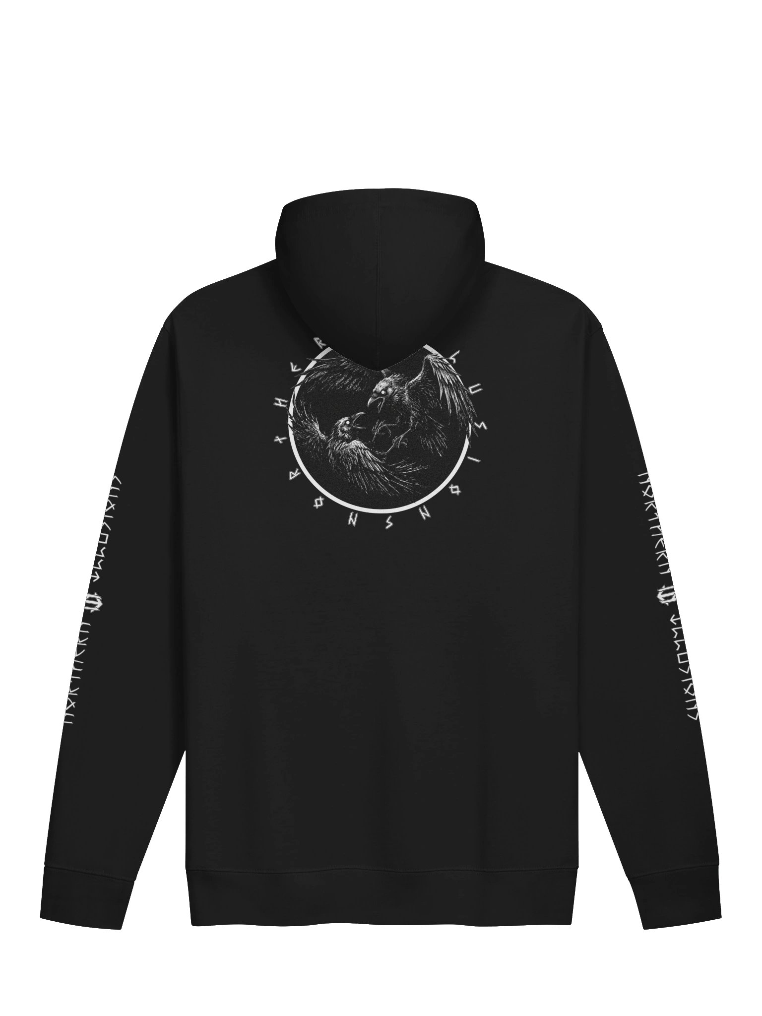 NORTHERN ILLUSIONS - Huginn and Muninn (Raven) Hoodie product image (1)