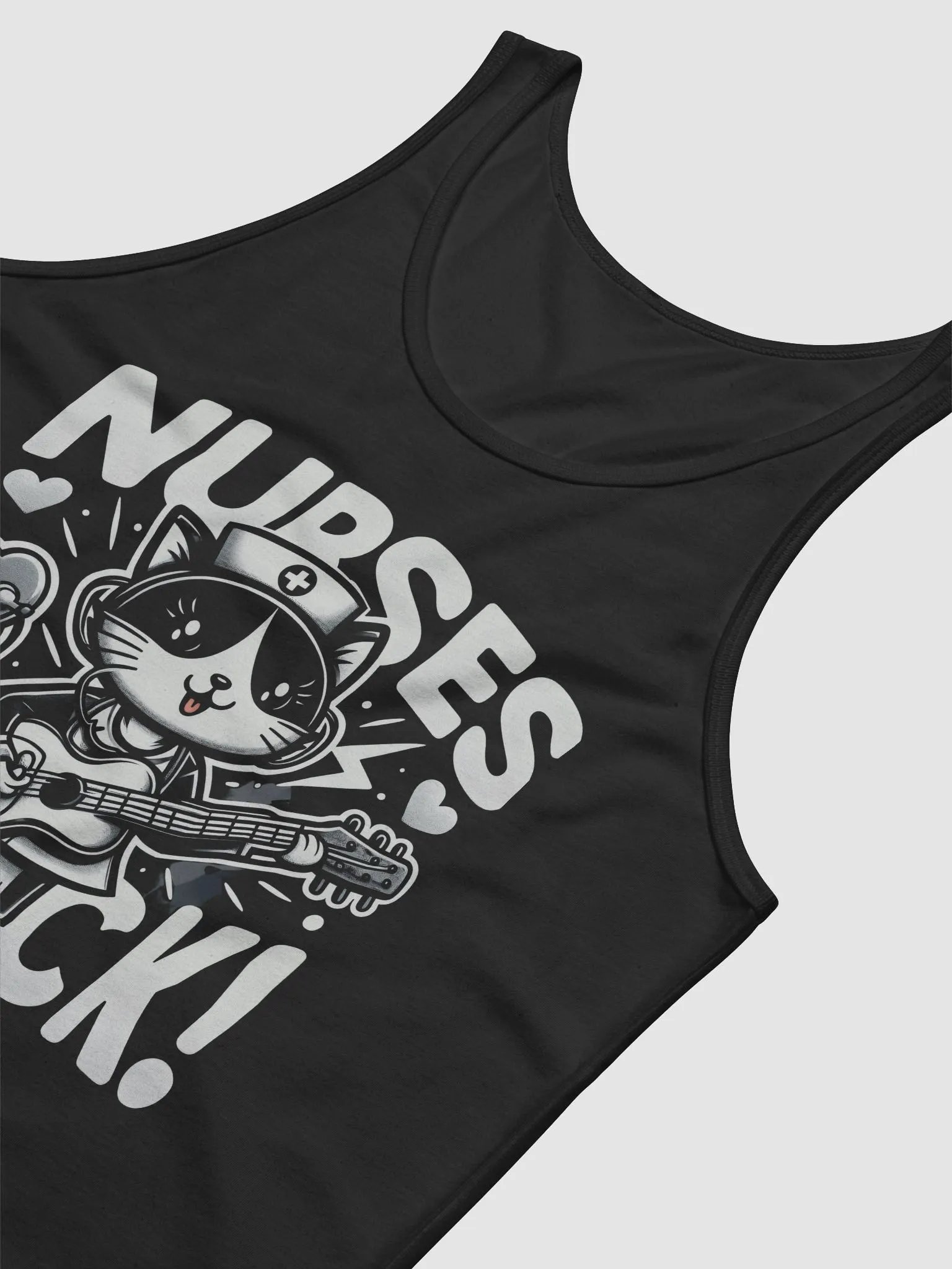 Rockin' Nurse Cat Tank product image (47)