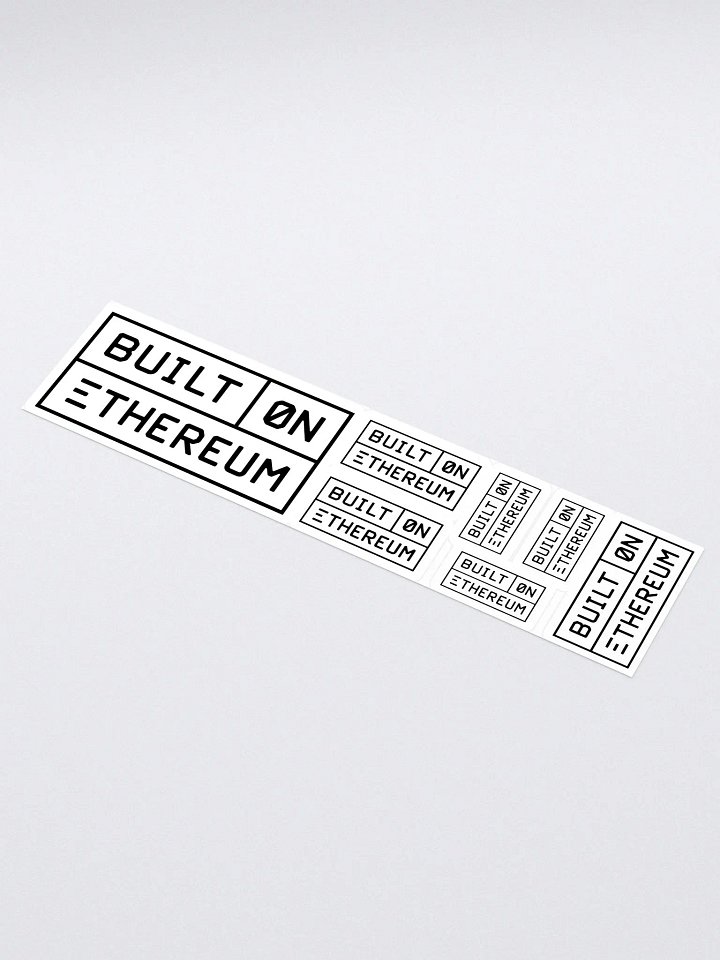 Build on Ethereum stickers product image (1)