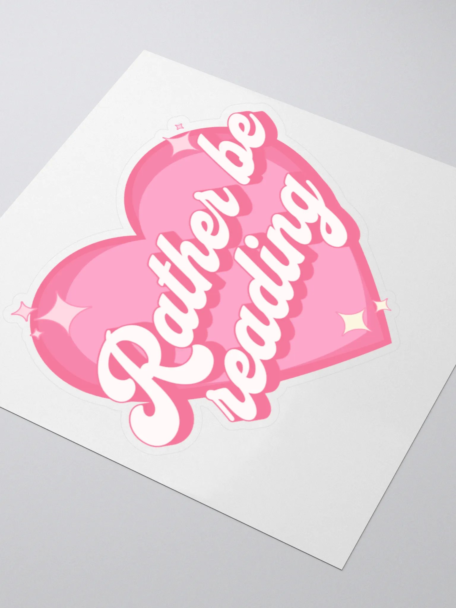 Rather be Reading Sticker product image (3)