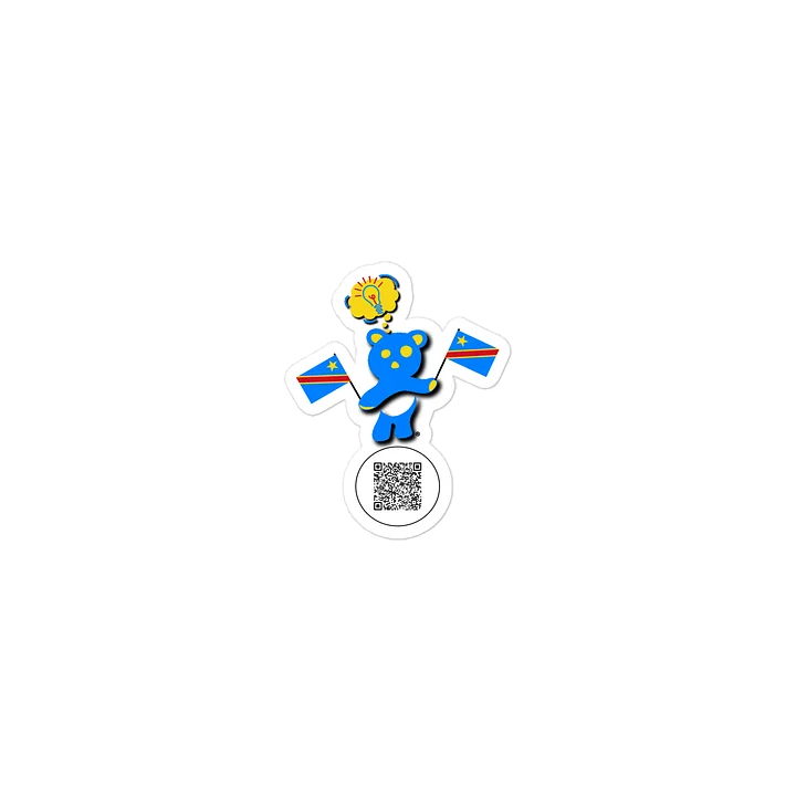 Congo DR — Country Bear Sticker | BehrBrained Media product image (1)