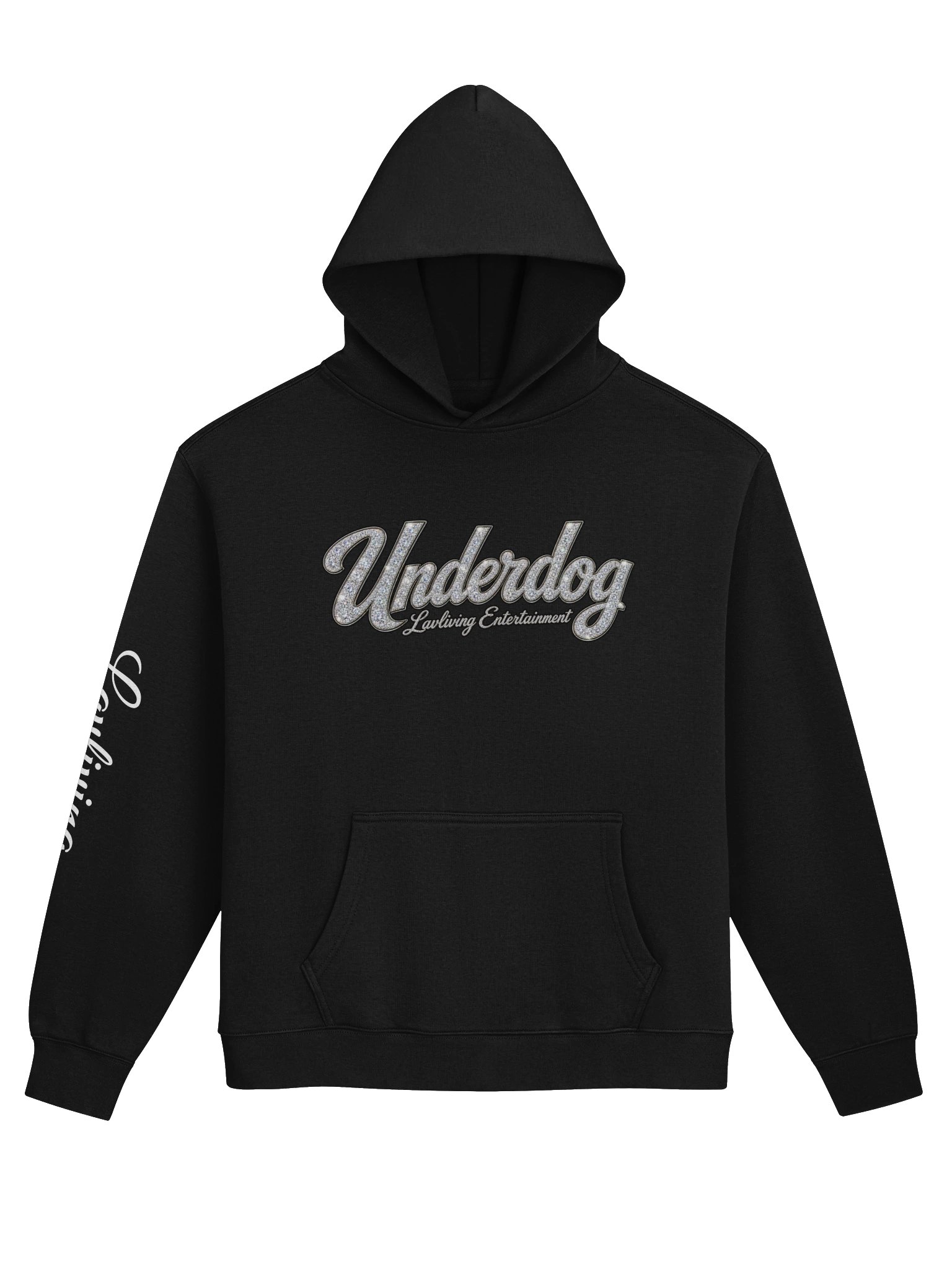 Underdog diamond hoodie — actual product view